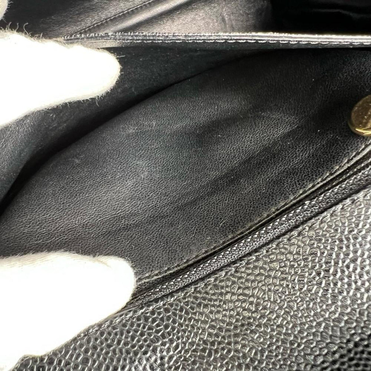 Chanel Matelasse Grained Calfskin Handbag (Pre-Owned)