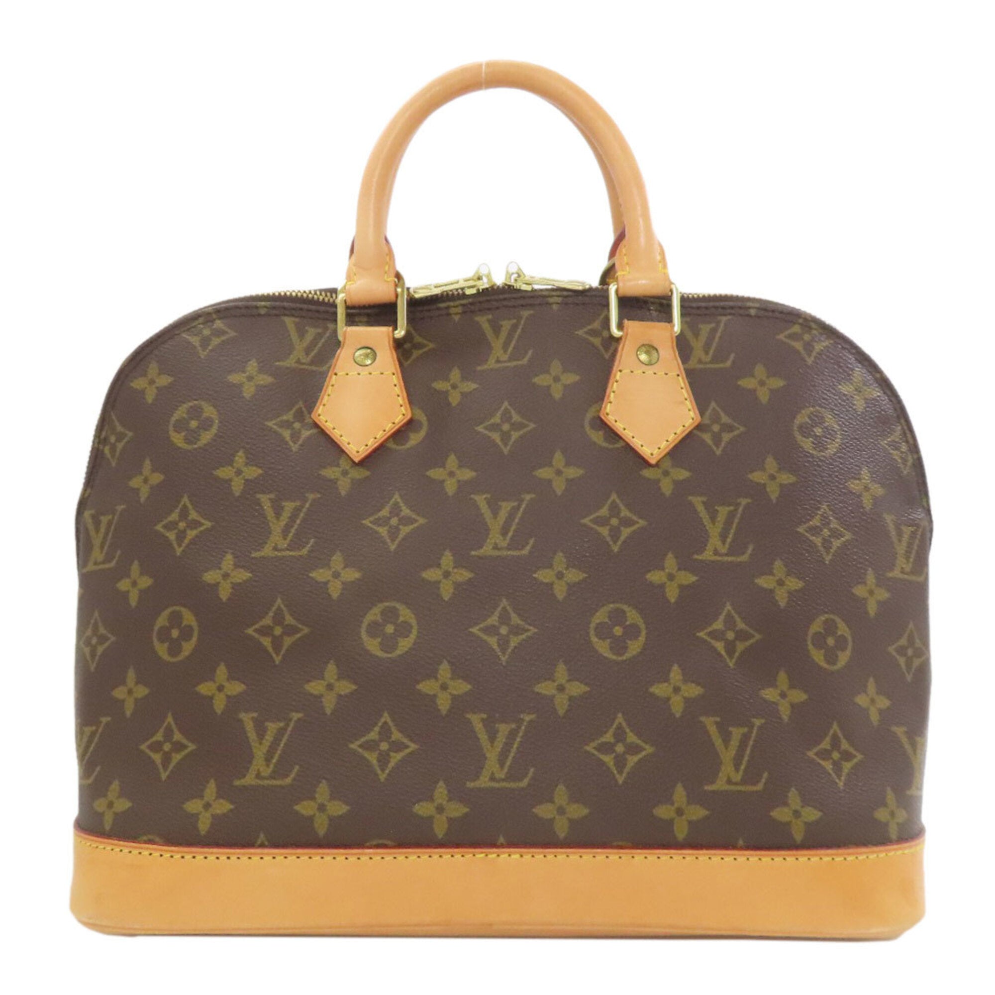 Louis Vuitton Brown Monogram Canvas Handbag (Pre-Owned)