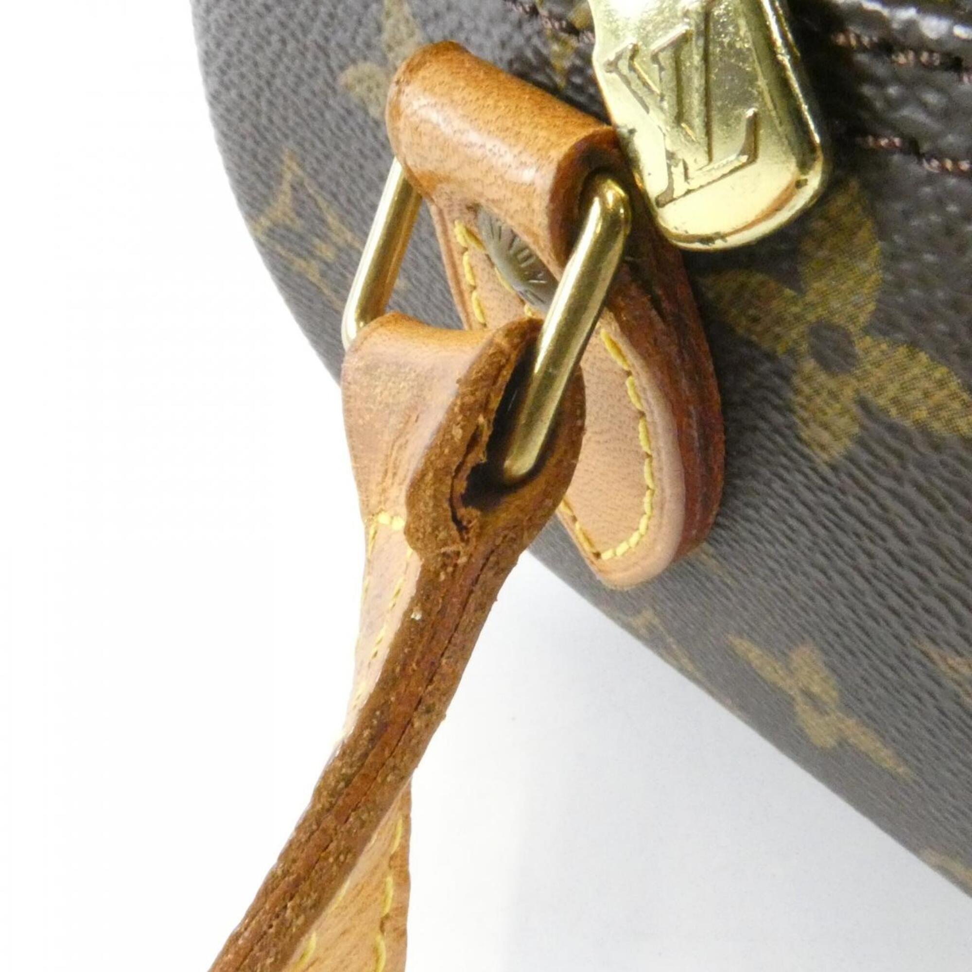 Louis Vuitton Marron Coated Canvas Shoulder Bag (Pre-Owned)
