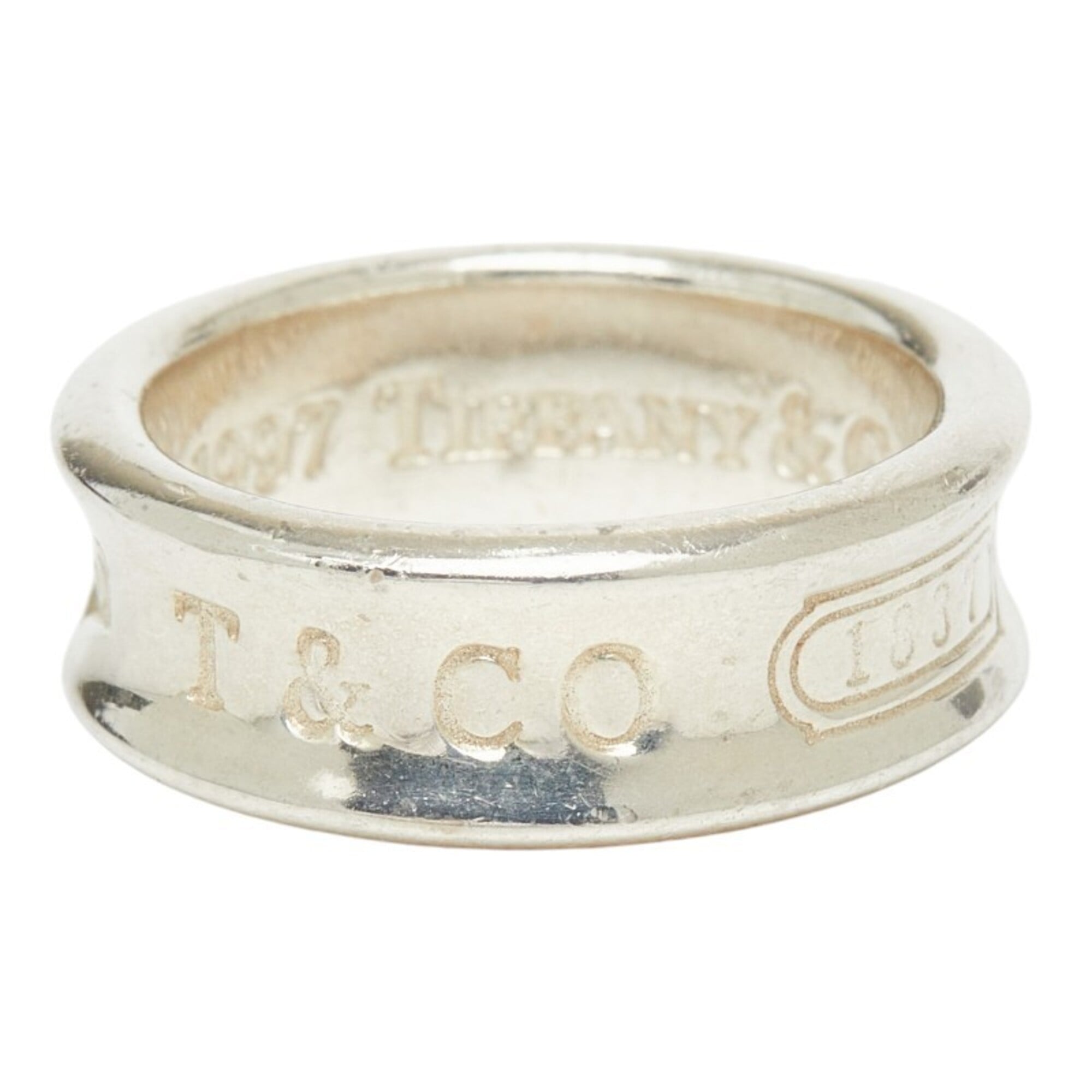 Tiffany 1837 Silver 925 Band Ring (Pre-Owned)