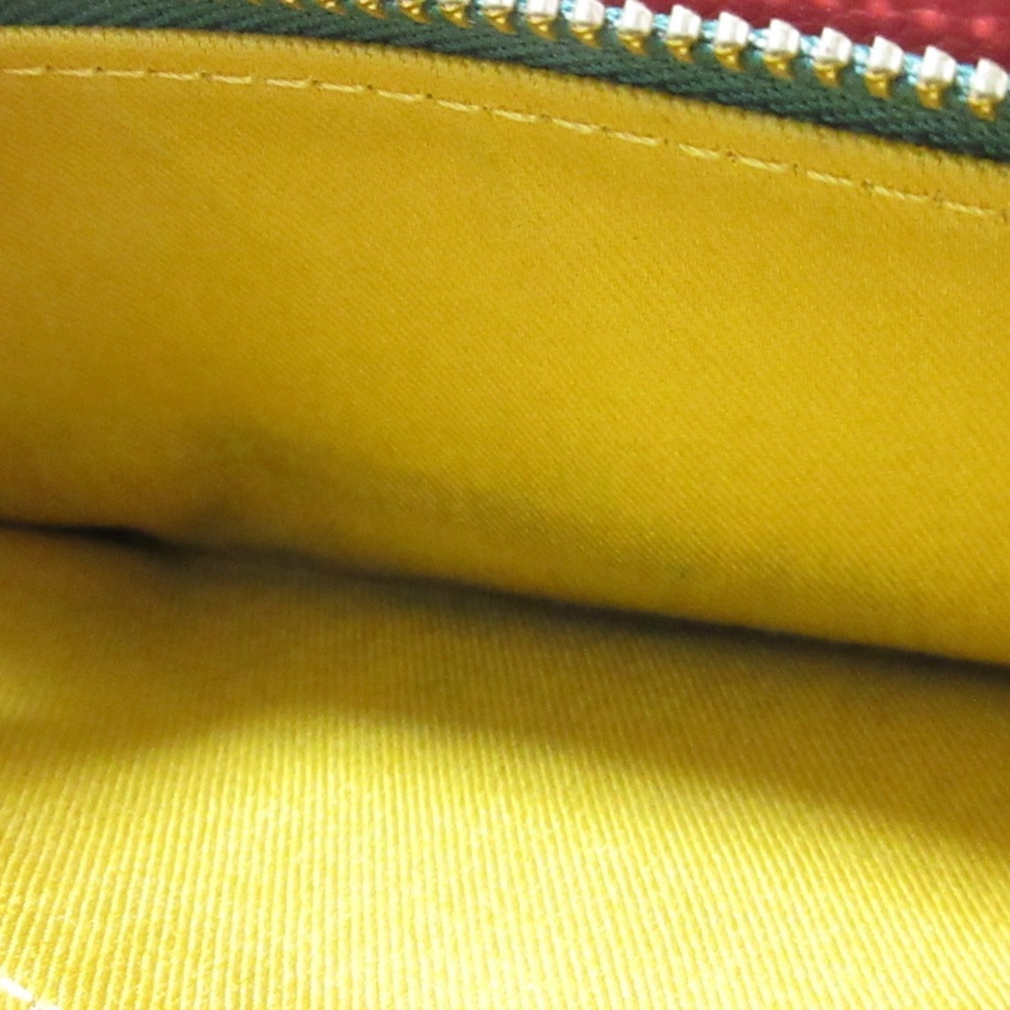 Paul Smith Red Color Leather Long Bill Wallet (Tri-Fold) (Pre-Owned)