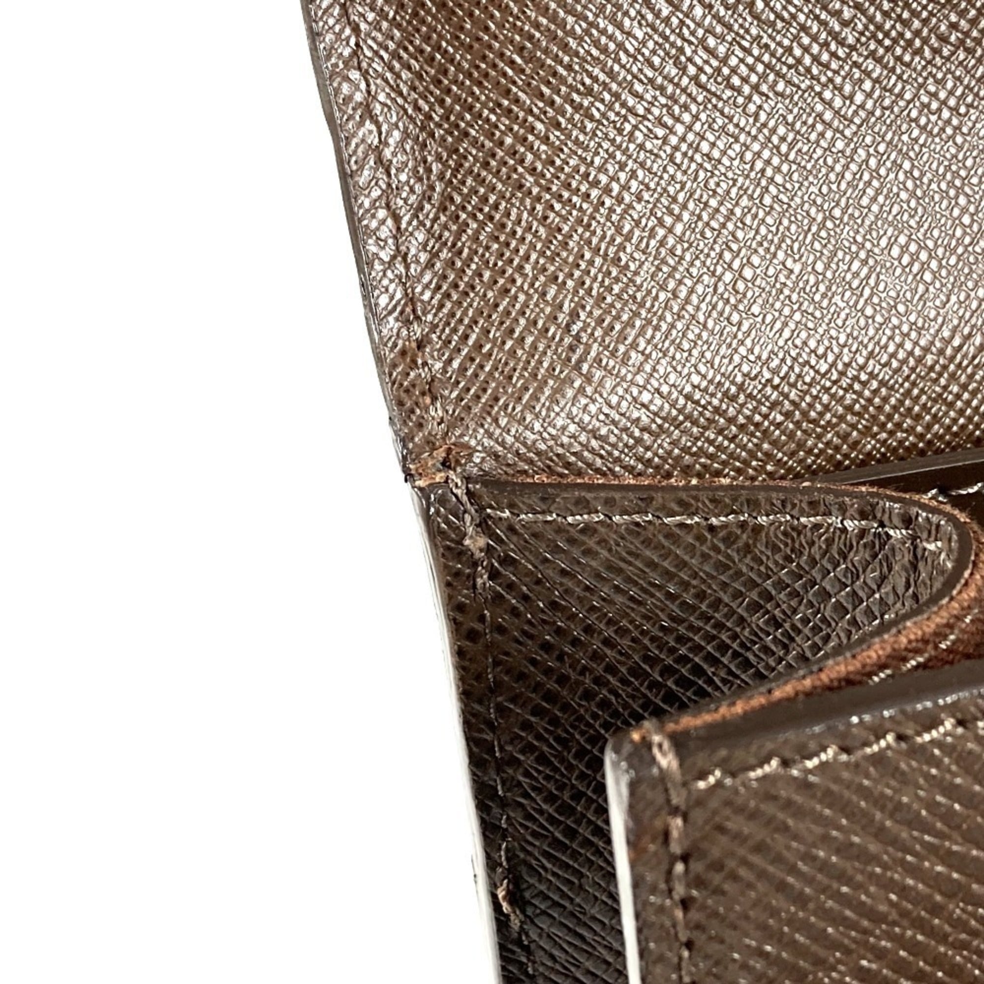 Louis Vuitton Brown Galle Grizzly Taiga Leather Briefcase Handbag Tote Bag (Pre-Owned)