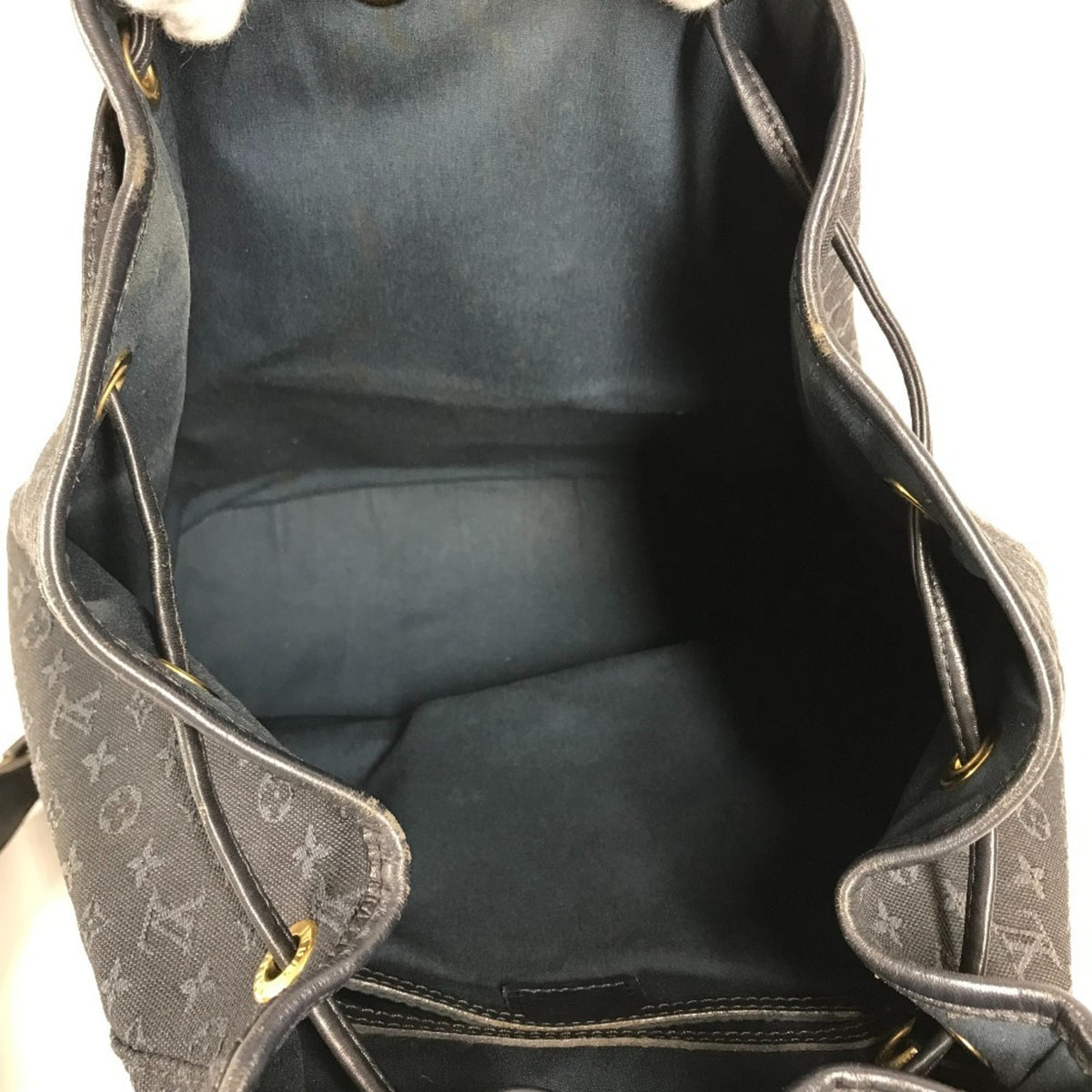 Louis Vuitton Monogram Denim Blue Tst Blue Monogram Denim Backpack (Pre-Owned)