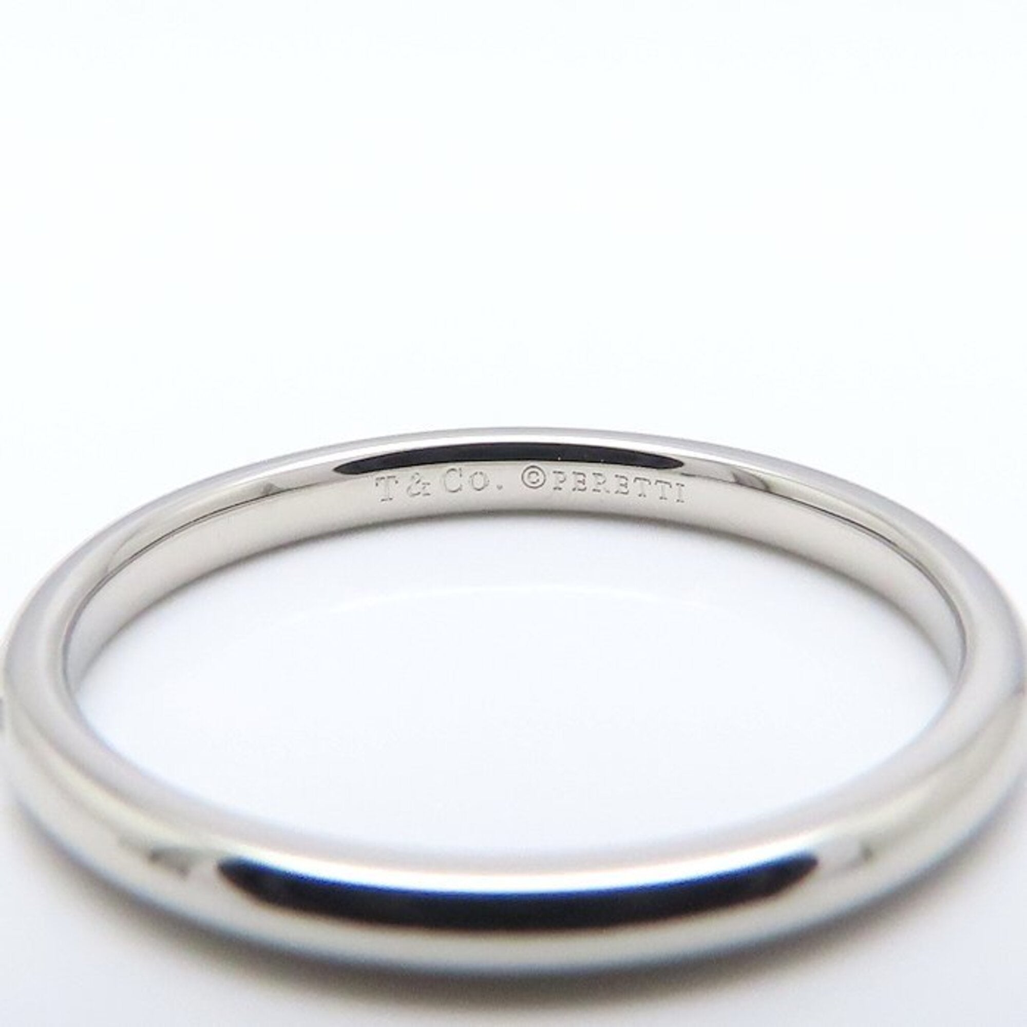 Tiffany Stacking Platinum 950 Band Ring (Pre-Owned)