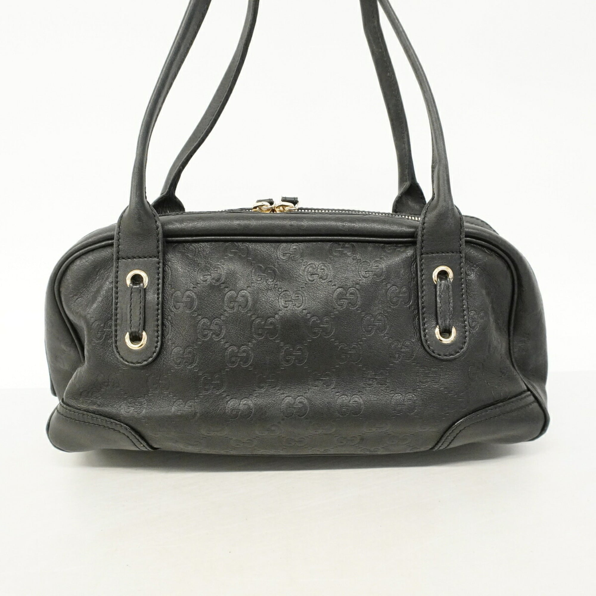 Gucci Black Leather Shoulder Bag (Pre-Owned)