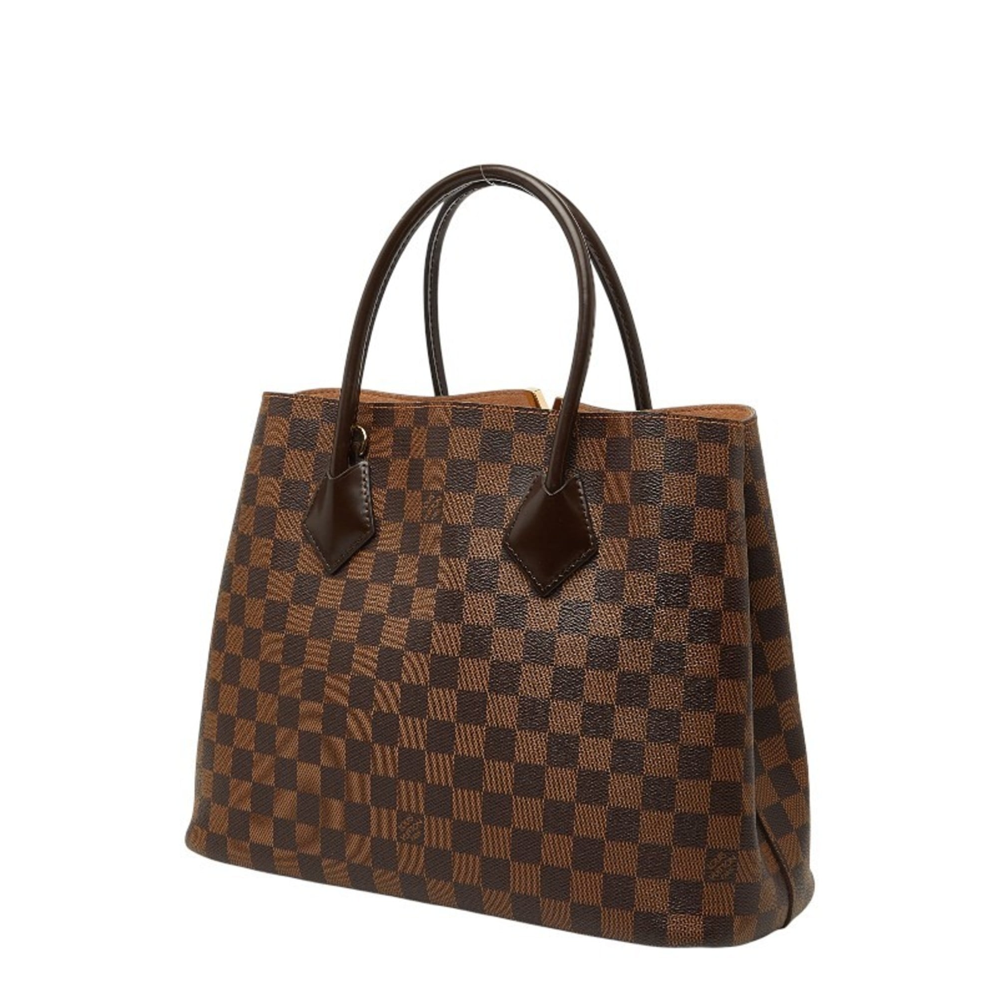 Louis Vuitton Brown Ebene Pvc Leather Shoulder Bag Tote Bag (Pre-Owned)