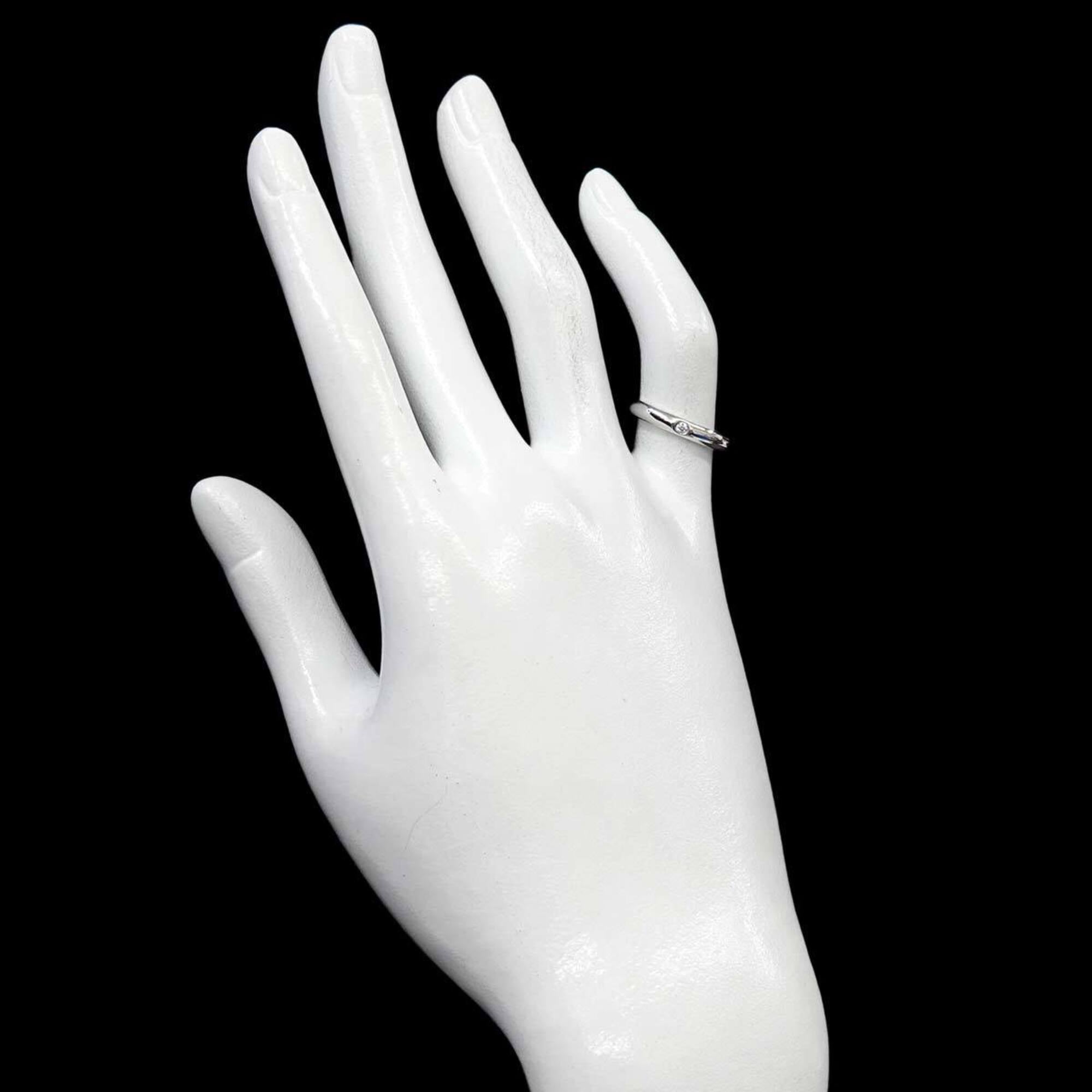 Tiffany Platinum Platinum 950 Band Ring (Pre-Owned)