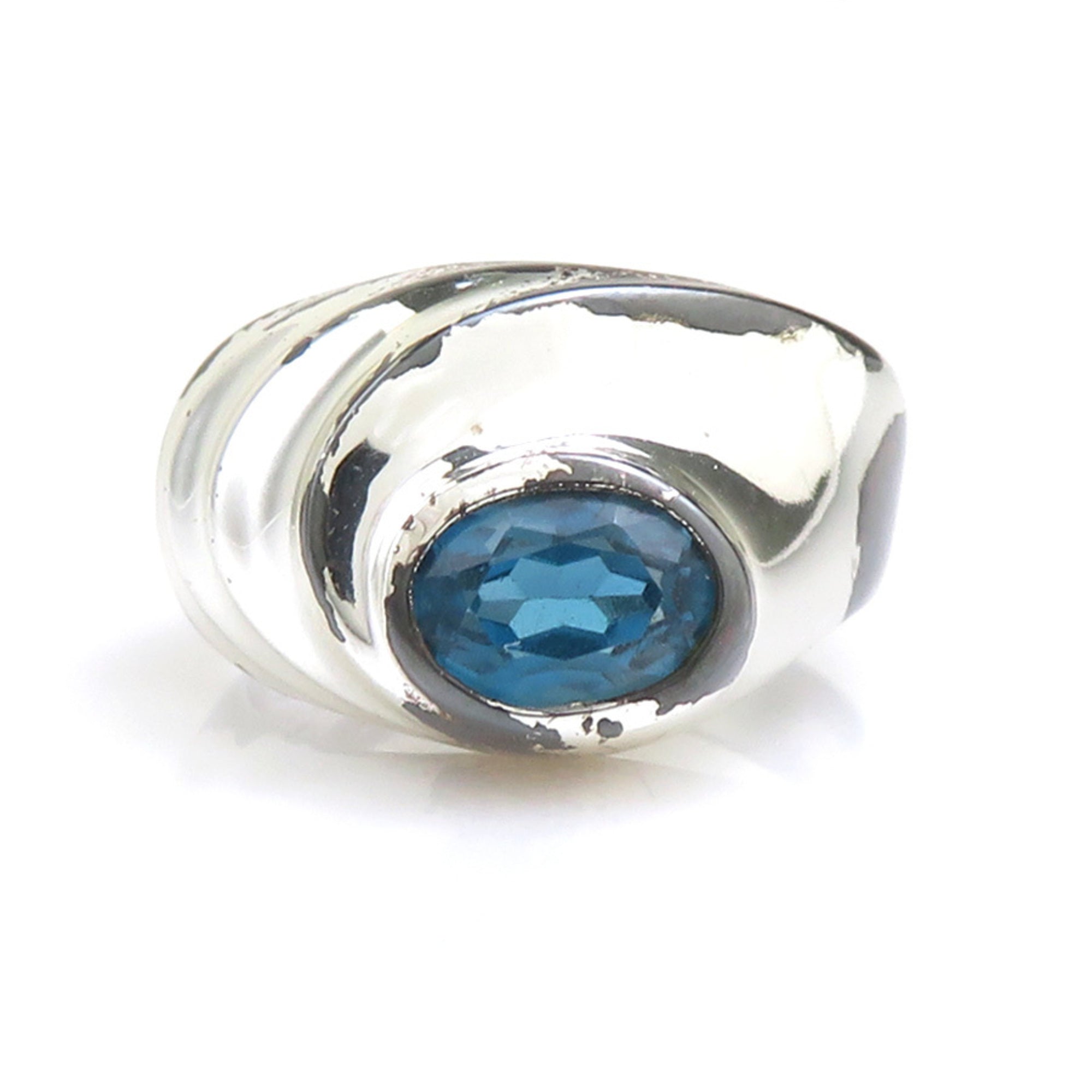 Christian Dior Silver Silver 925 Band Ring (Pre-Owned)