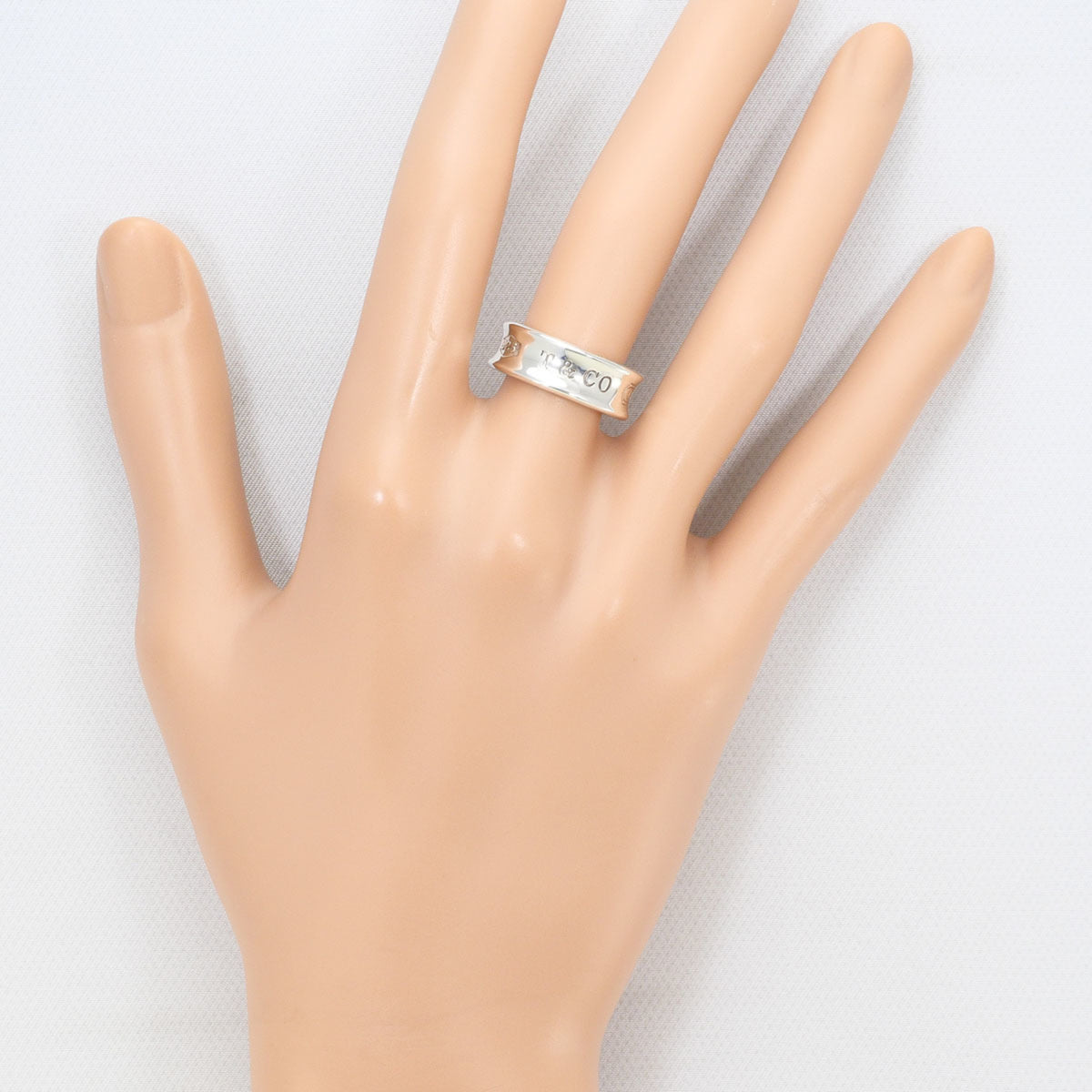 Tiffany Silver 925 Band Ring (Pre-Owned)