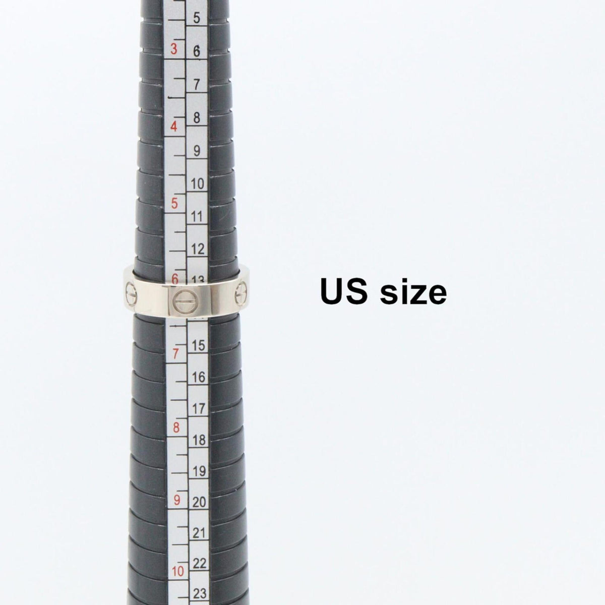 Cartier Silver White Gold (18K) Band Ring (Pre-Owned)