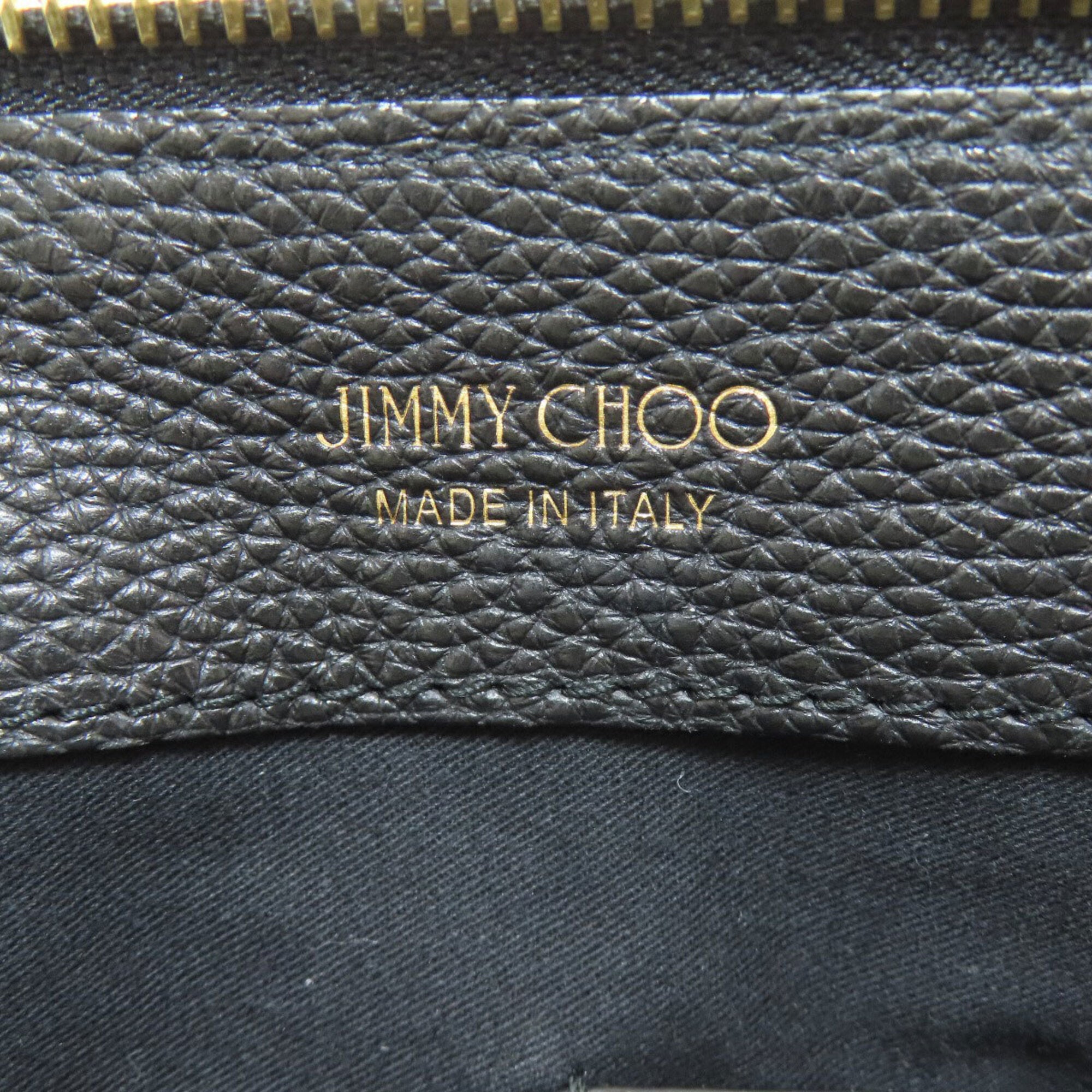 Jimmy Choo Black Leather Handbag (Pre-Owned)