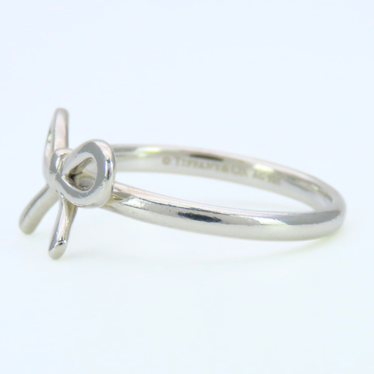 Tiffany Silver Silver 925 Band Ring (Pre-Owned)