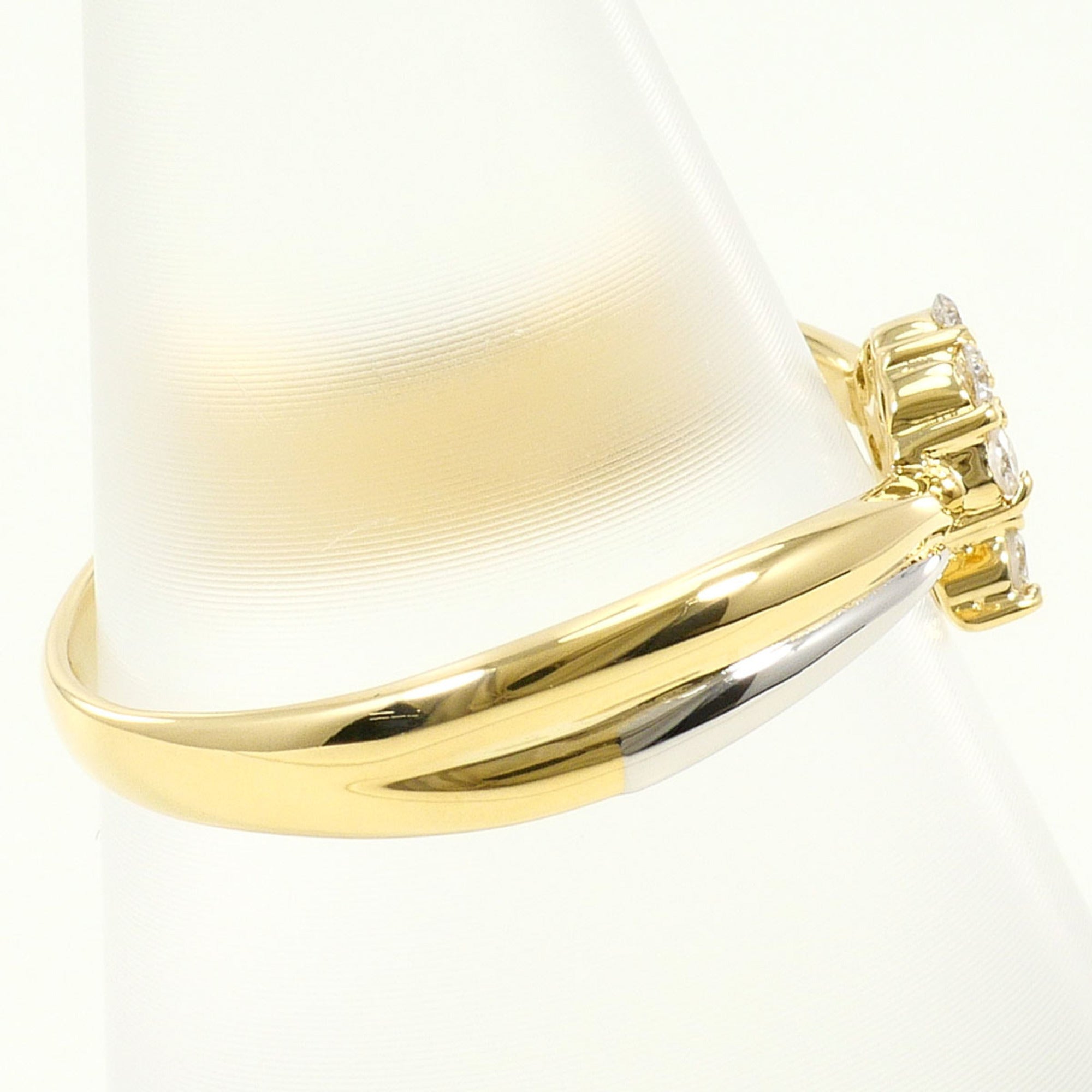 Unbranded Platinum Yellow Gold Yellow Gold (18K) Platinum 900 Band Ring (Pre-Owned)
