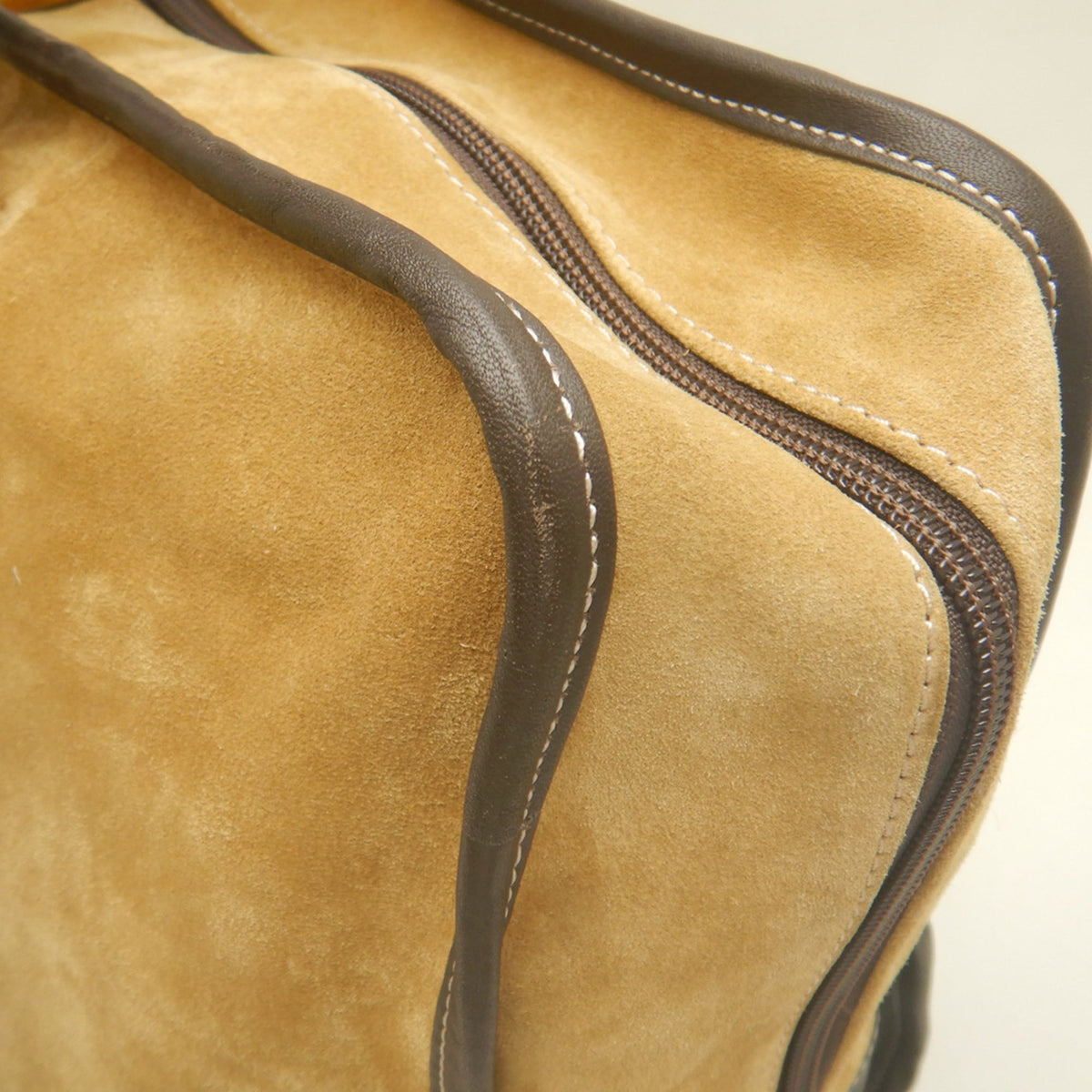 Loewe Brown Suede Leather Handbag (Pre-Owned)