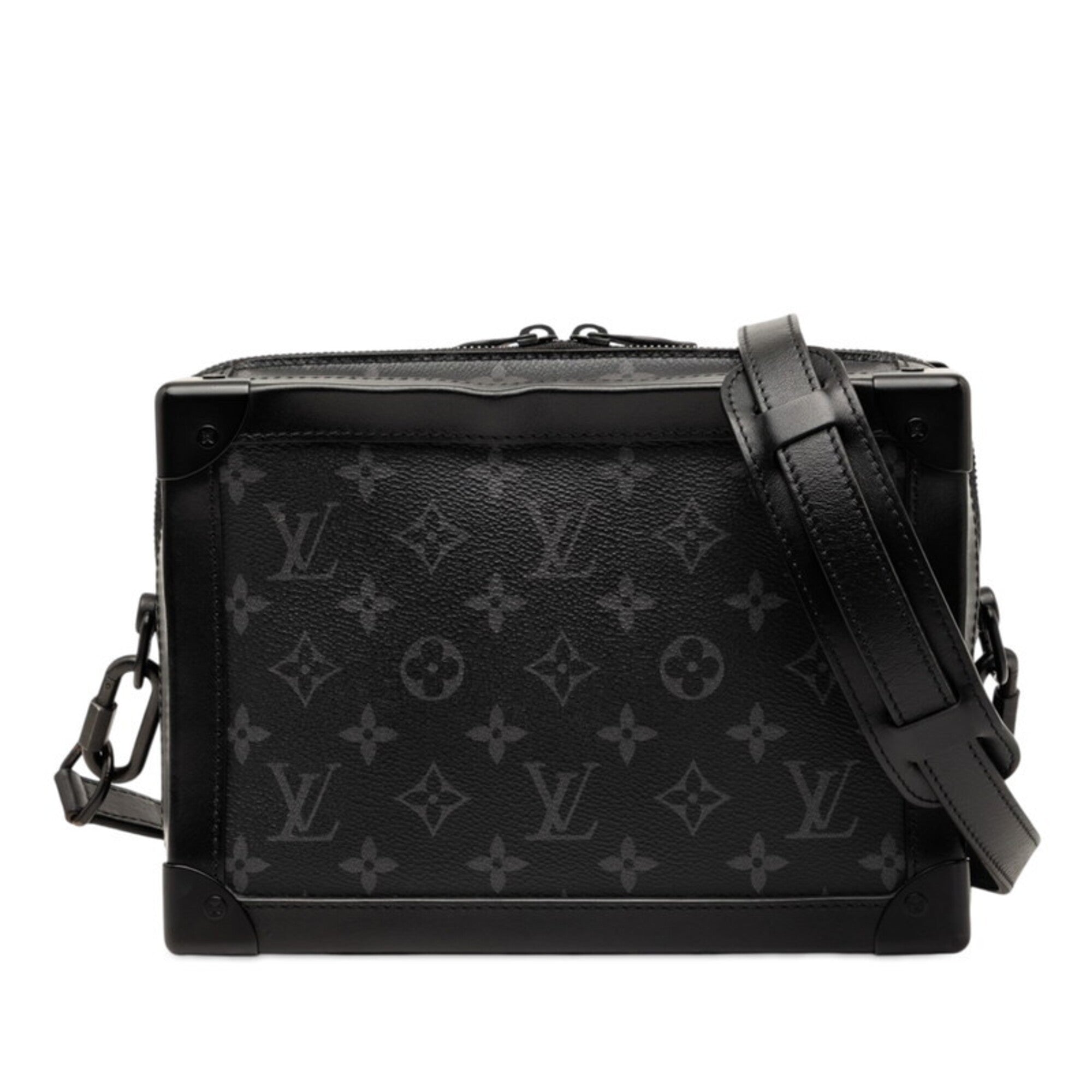 Louis Vuitton Monogram Eclipse Black Gray Pvc Leather Shoulder Bag (Pre-Owned)