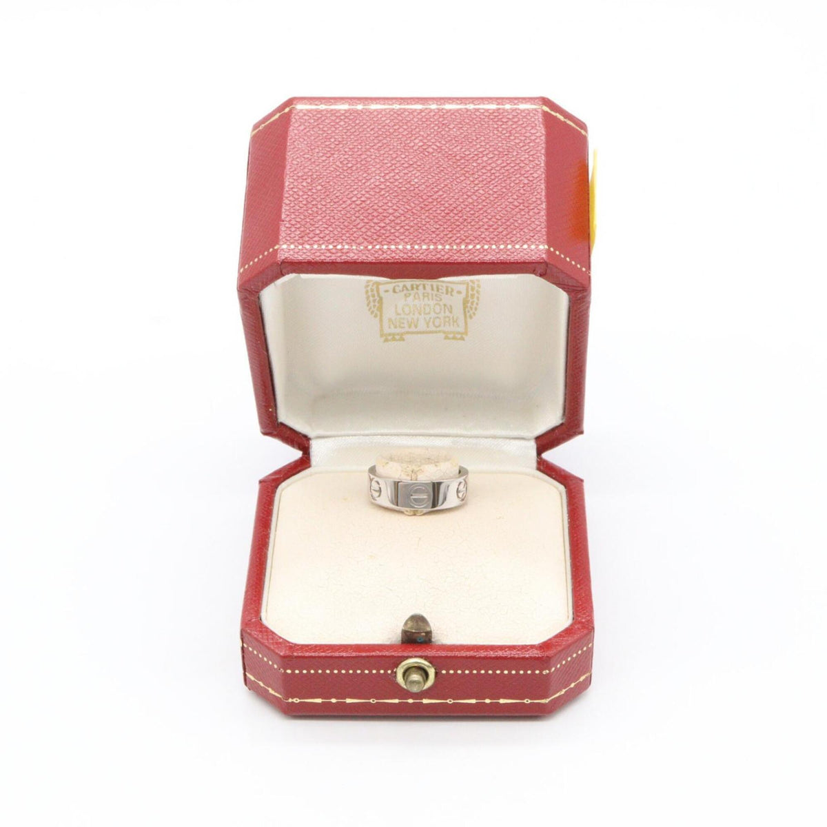 Cartier Silver White Gold (18K) Band Ring (Pre-Owned)