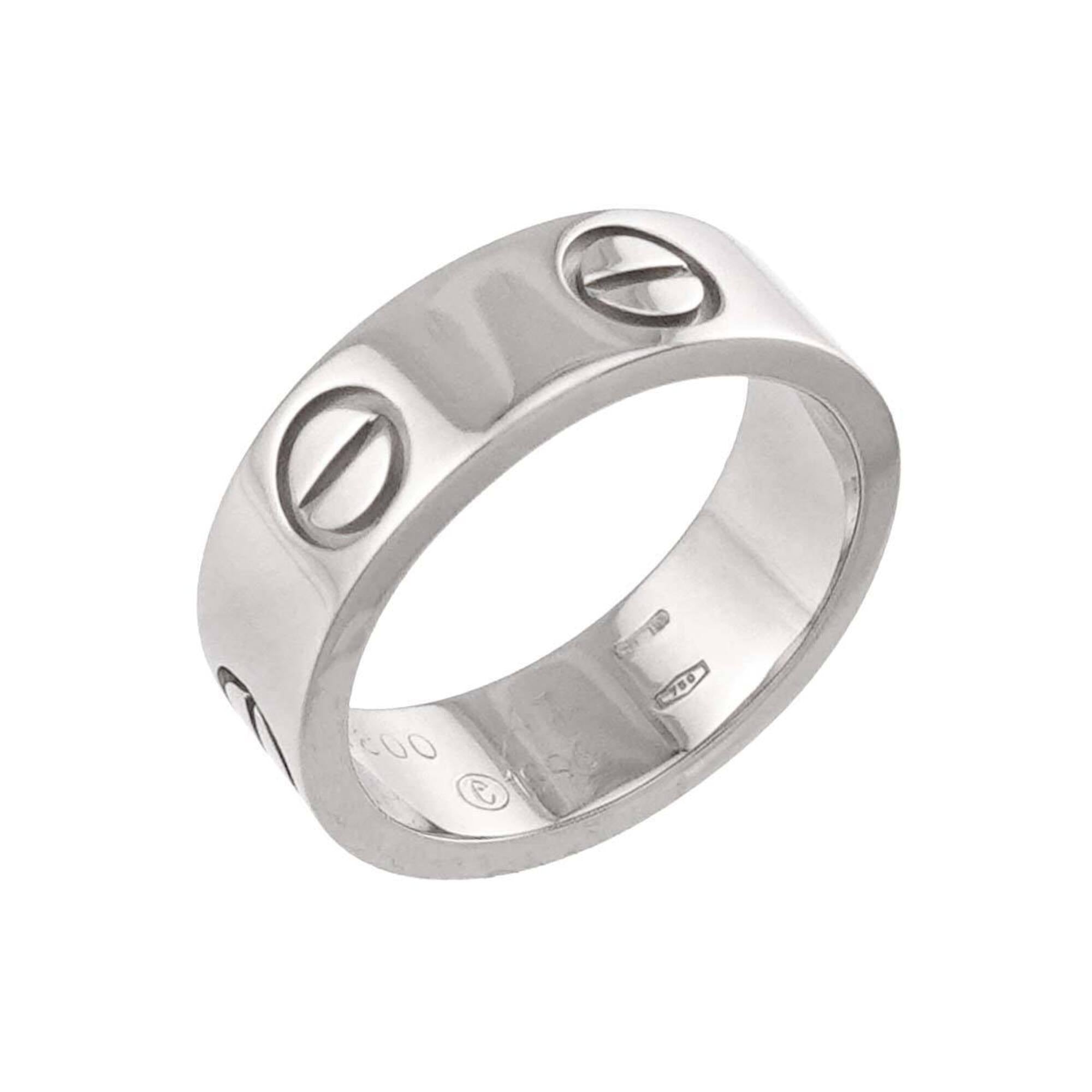 Cartier White Gold (18K) Band Ring (Pre-Owned)