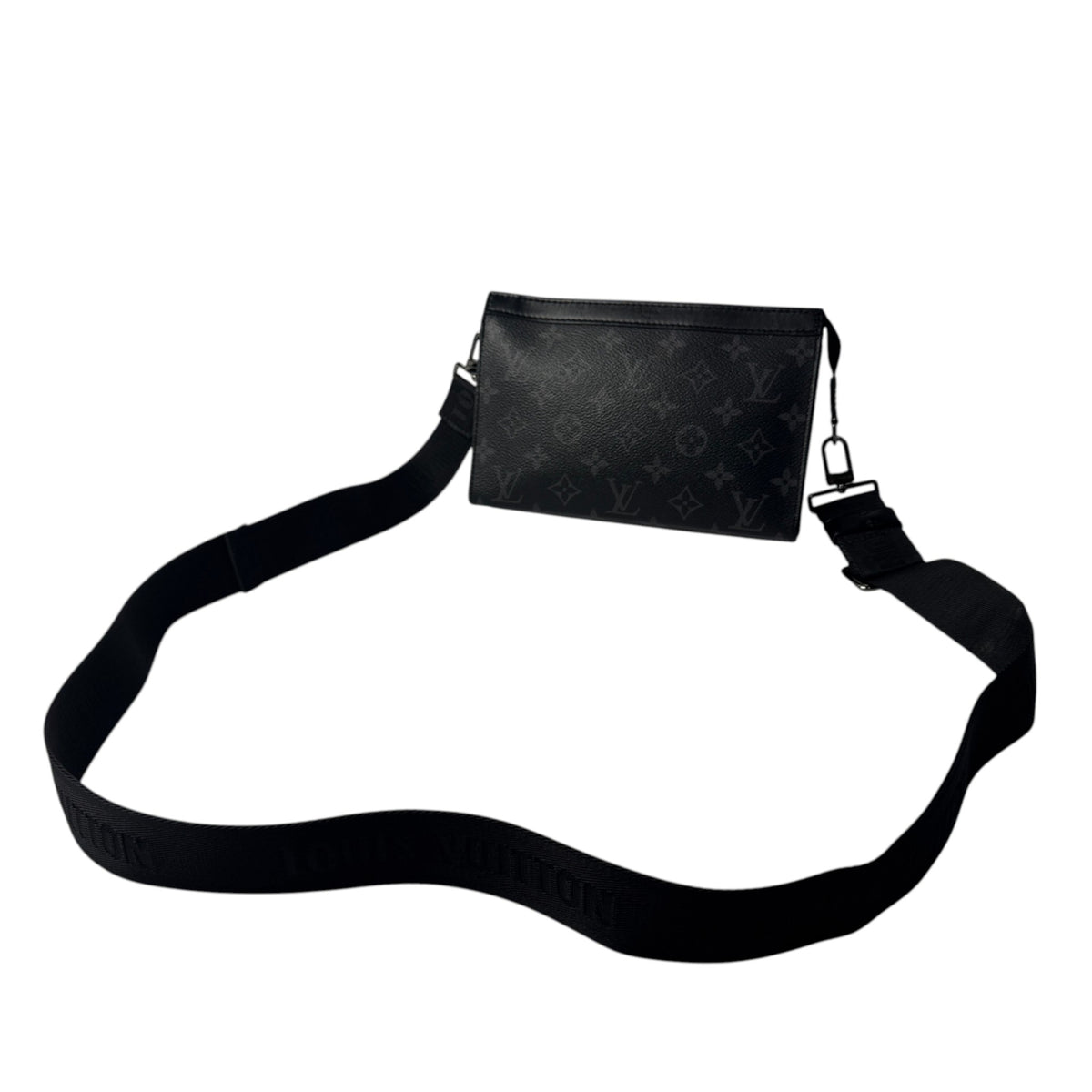 Louis Vuitton Black Monogram Eclipse Shoulder Bag (Pre-Owned)