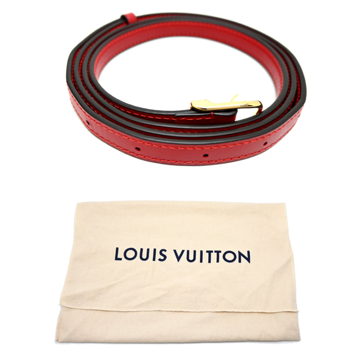 Louis Vuitton Red Color Shoulder Bag (Pre-Owned)