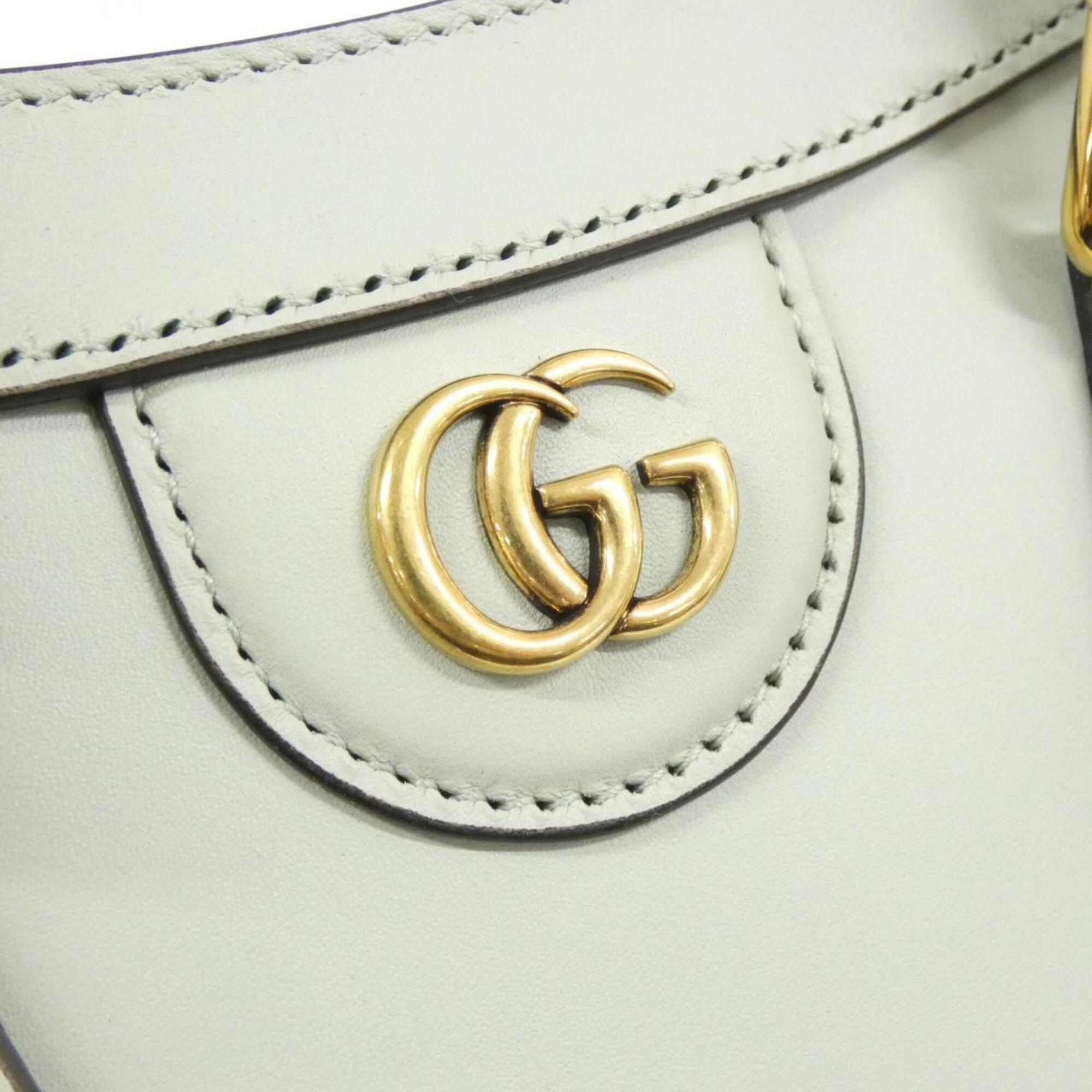 Gucci Pale Green Leather Handbag (Pre-Owned)