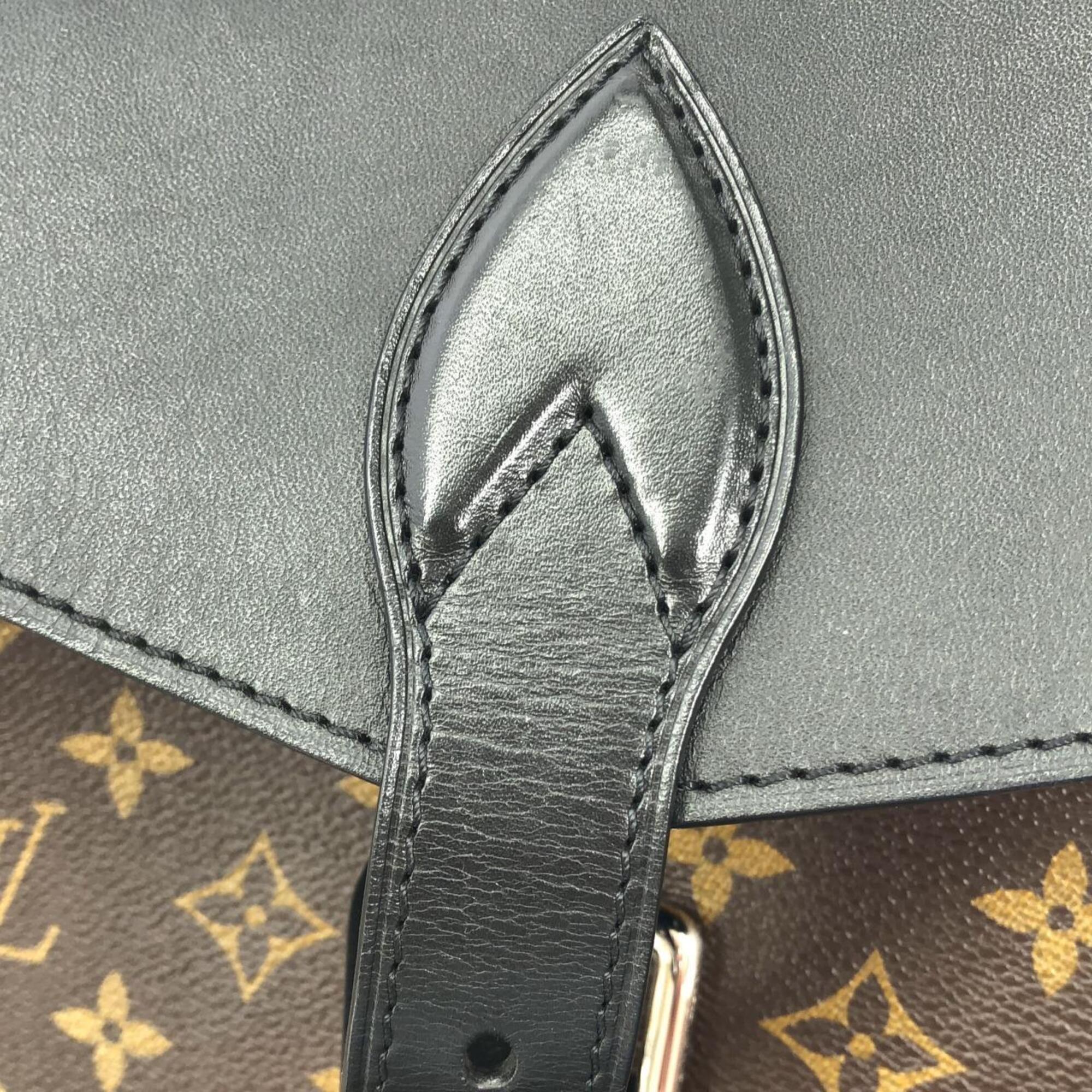 Louis Vuitton Marron Coated Canvas Backpack (Pre-Owned)