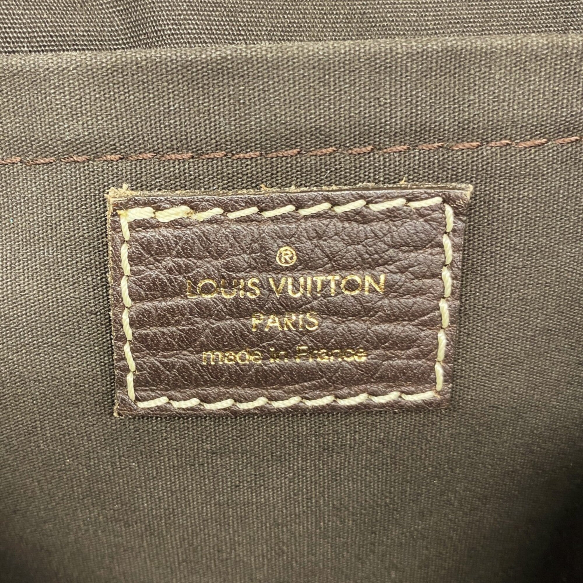 Louis Vuitton Ebene Handbag (Pre-Owned)