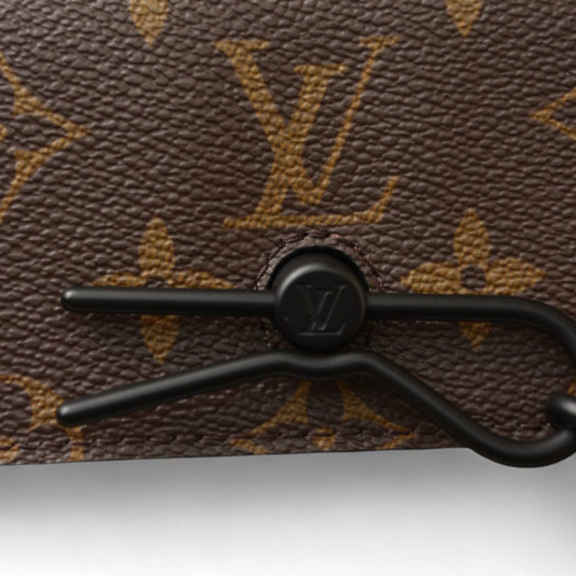 Louis Vuitton Brown Khaki Pvc Clutch Bag Pochette (Pre-Owned)