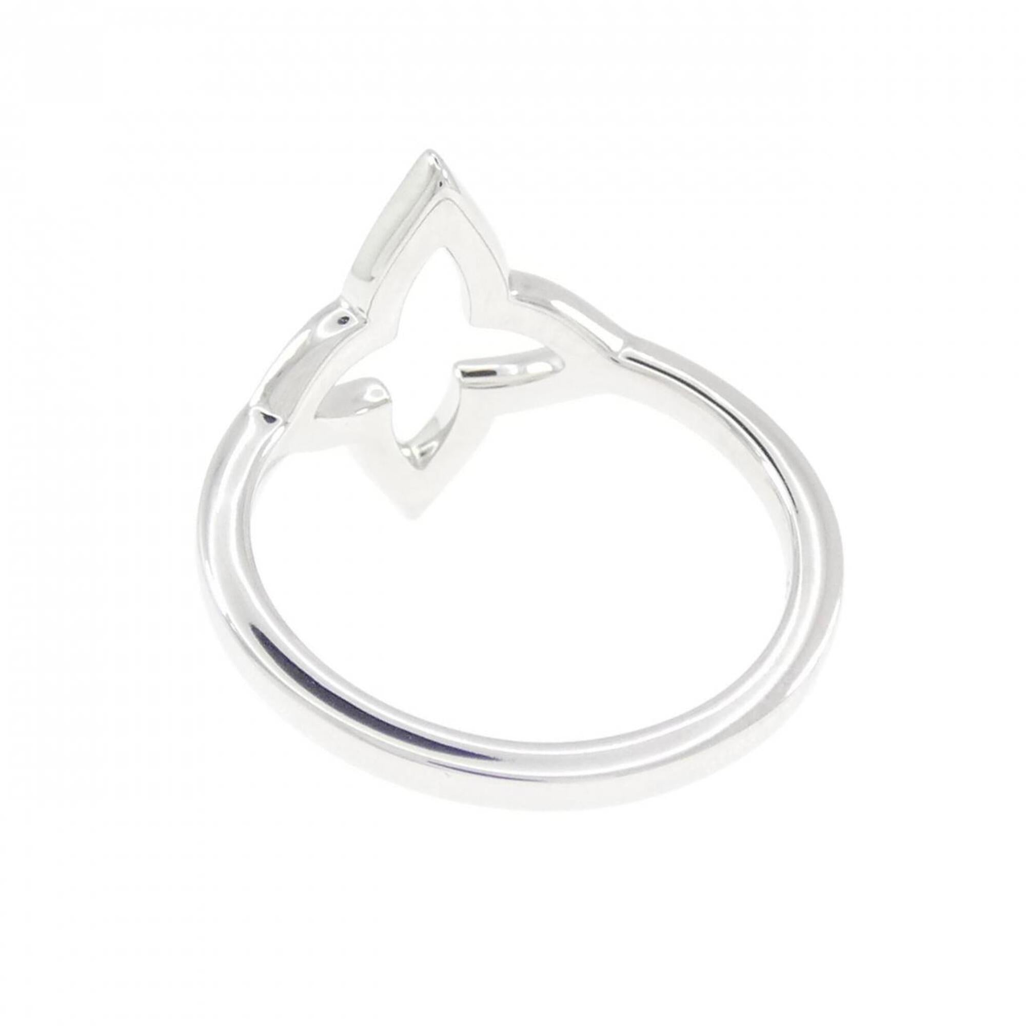 Louis Vuitton White Gold (18K) Band Ring (Pre-Owned)