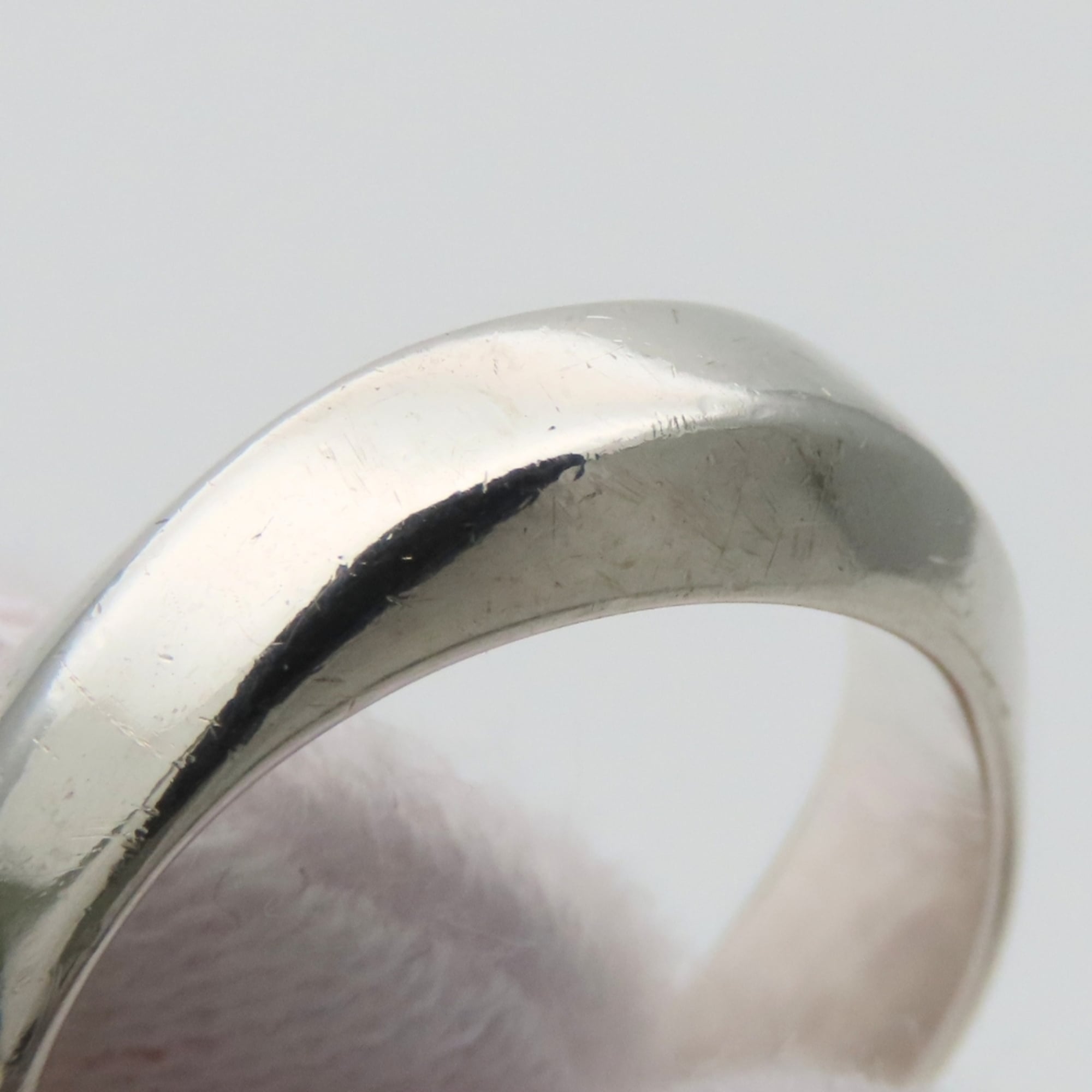 Tiffany Silver Silver 925 Band Ring (Pre-Owned)