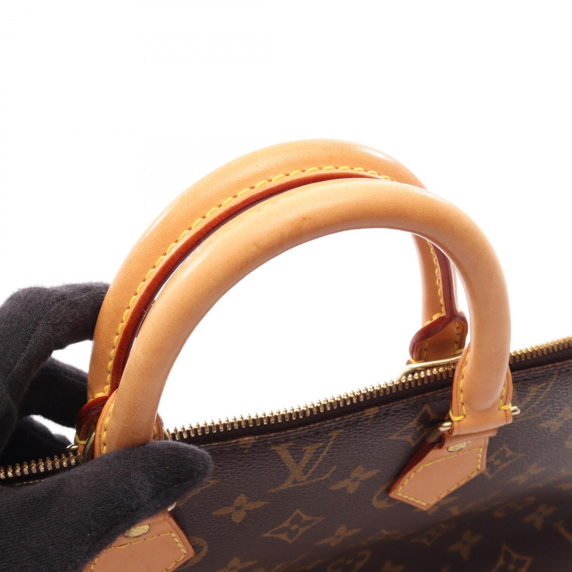 Louis Vuitton Brown Coated Canvas Leather Handbag (Pre-Owned)