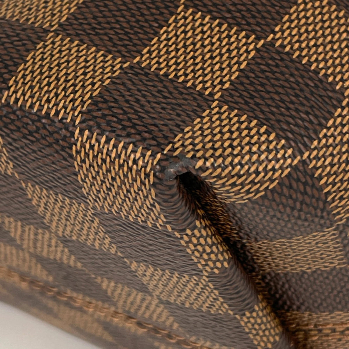 Louis Vuitton Brown Damier Canvas Tote Bag (Pre-Owned)