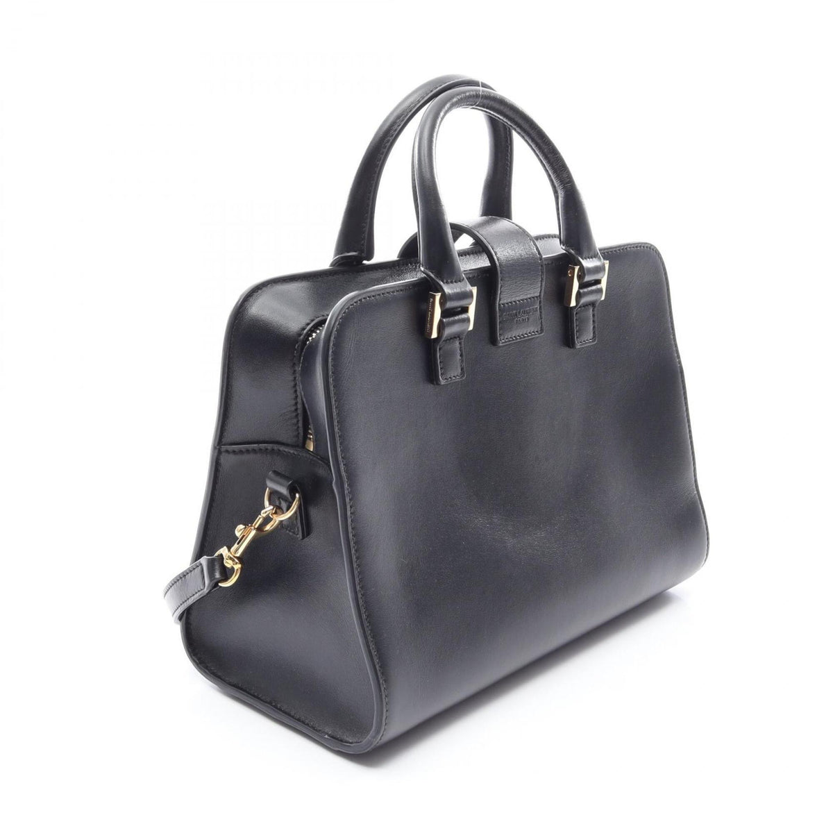 Yves Saint Laurent Black Leather Handbag (Pre-Owned)