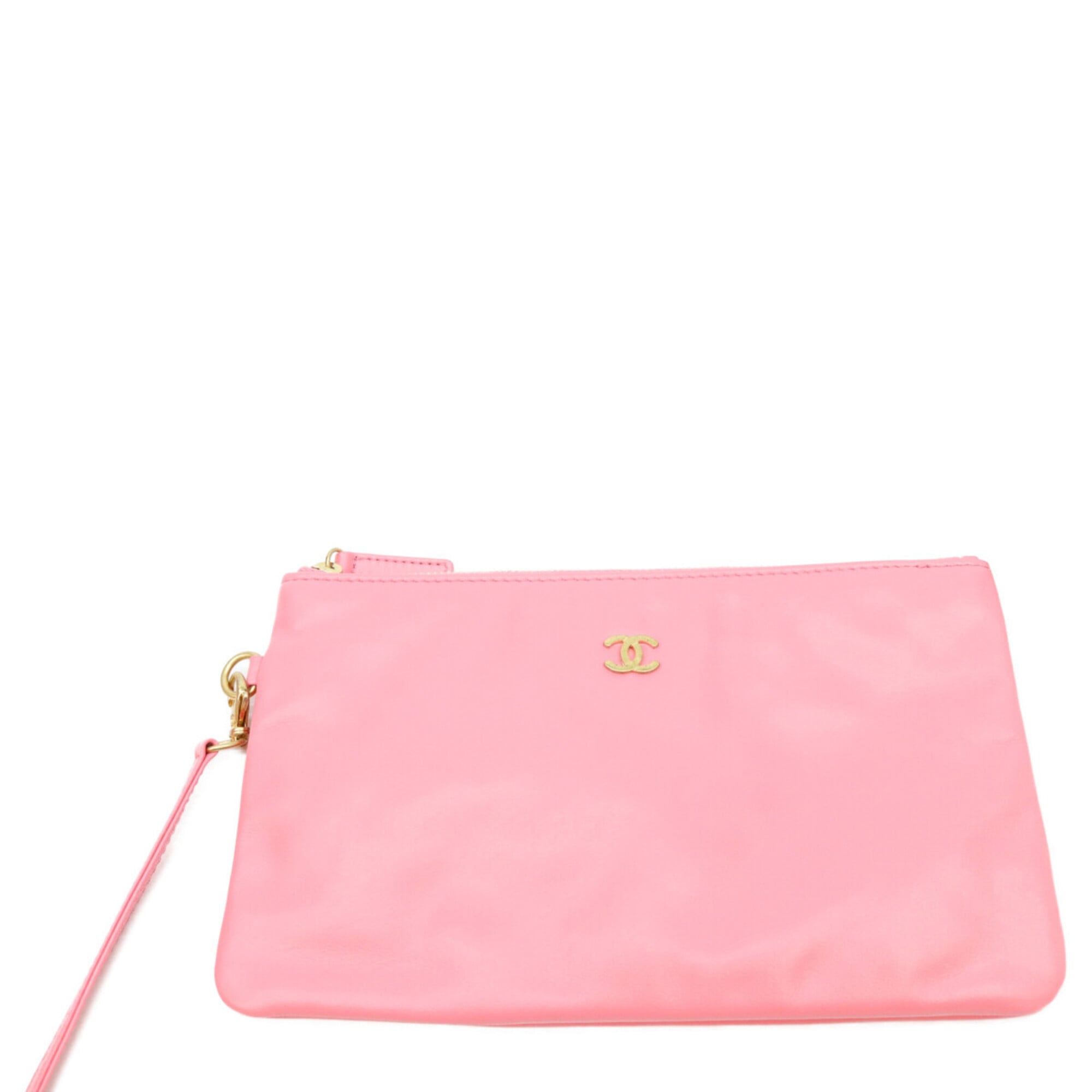 Chanel Pink Leather Shoulder Bag (Pre-Owned)