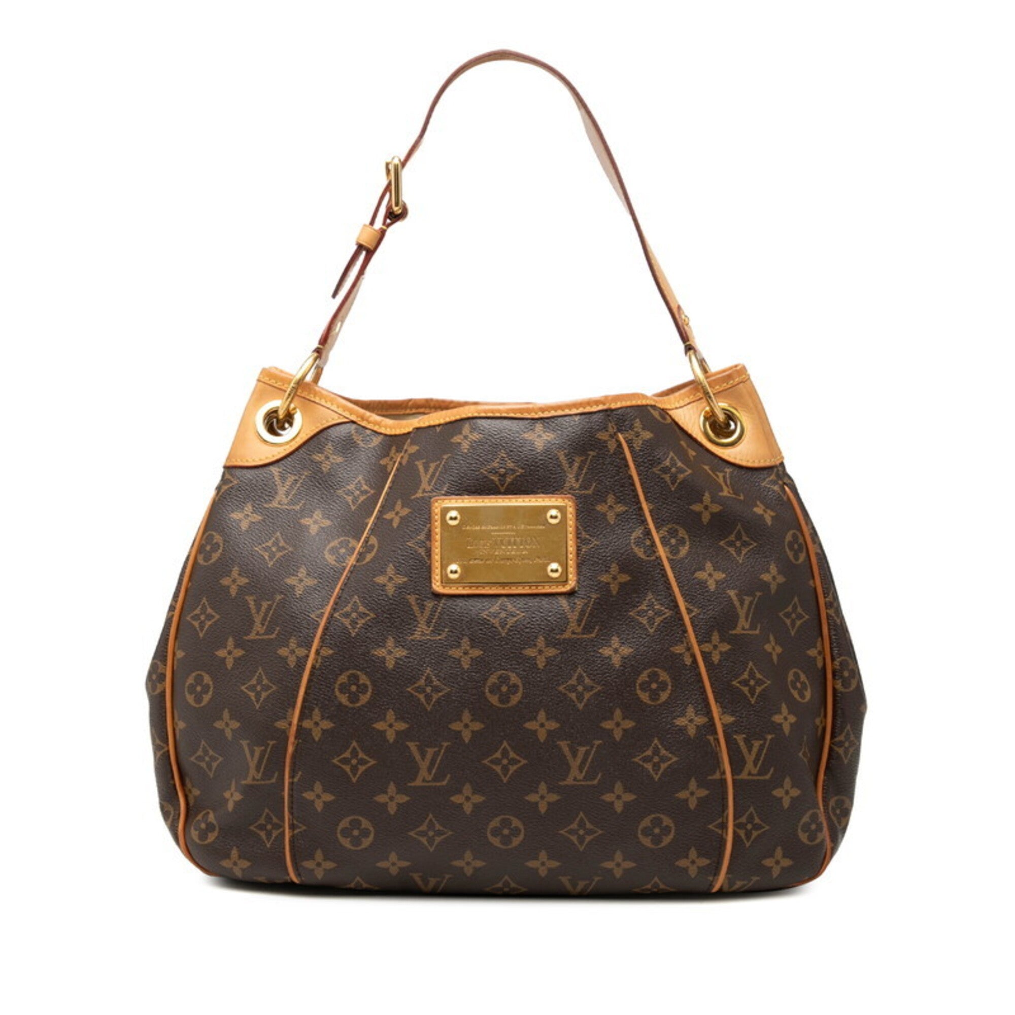 Louis Vuitton Brown Pvc Leather Handbag Shoulder Bag (Pre-Owned)