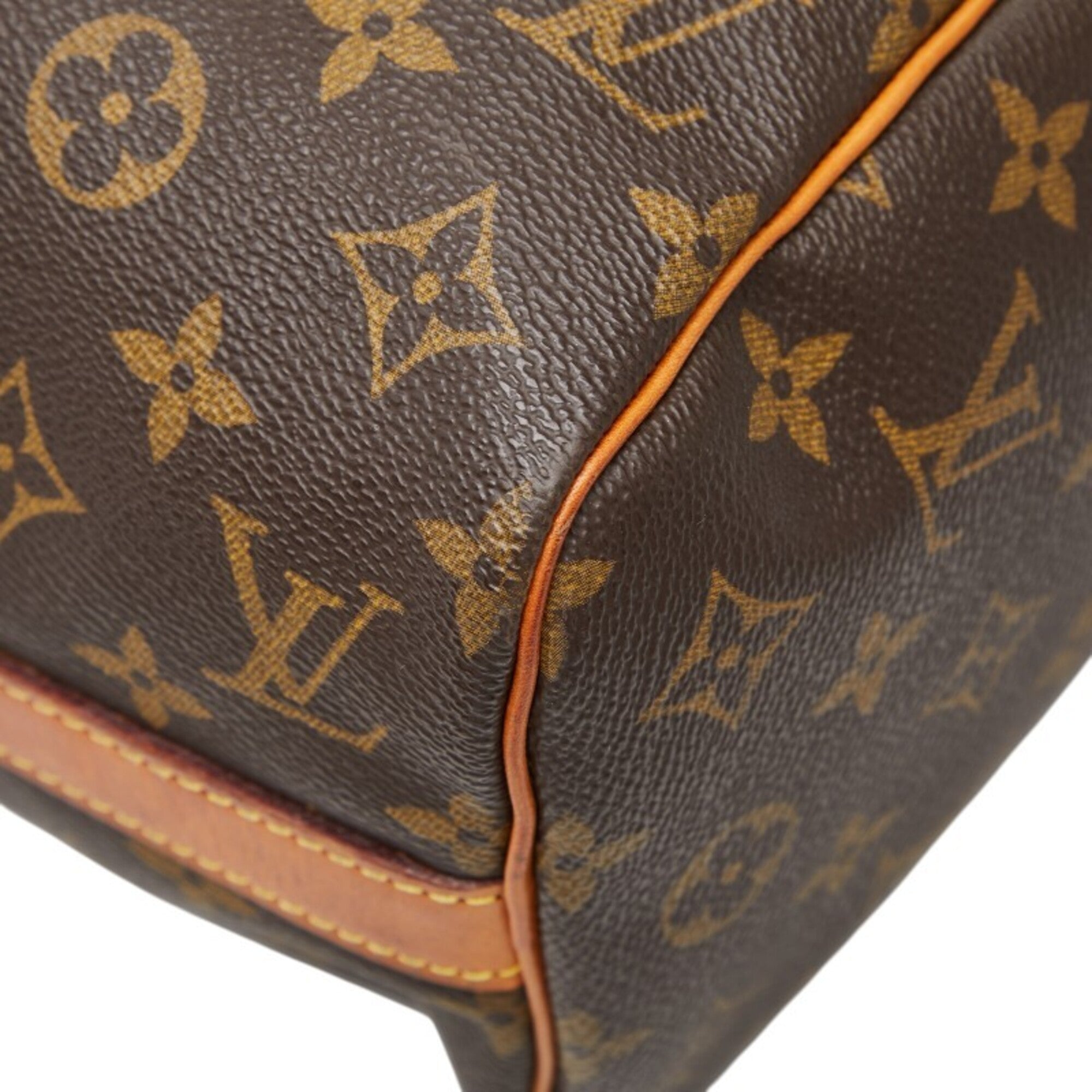 Louis Vuitton Brown Pvc Leather Boston Bag Shoulder Bag (Pre-Owned)