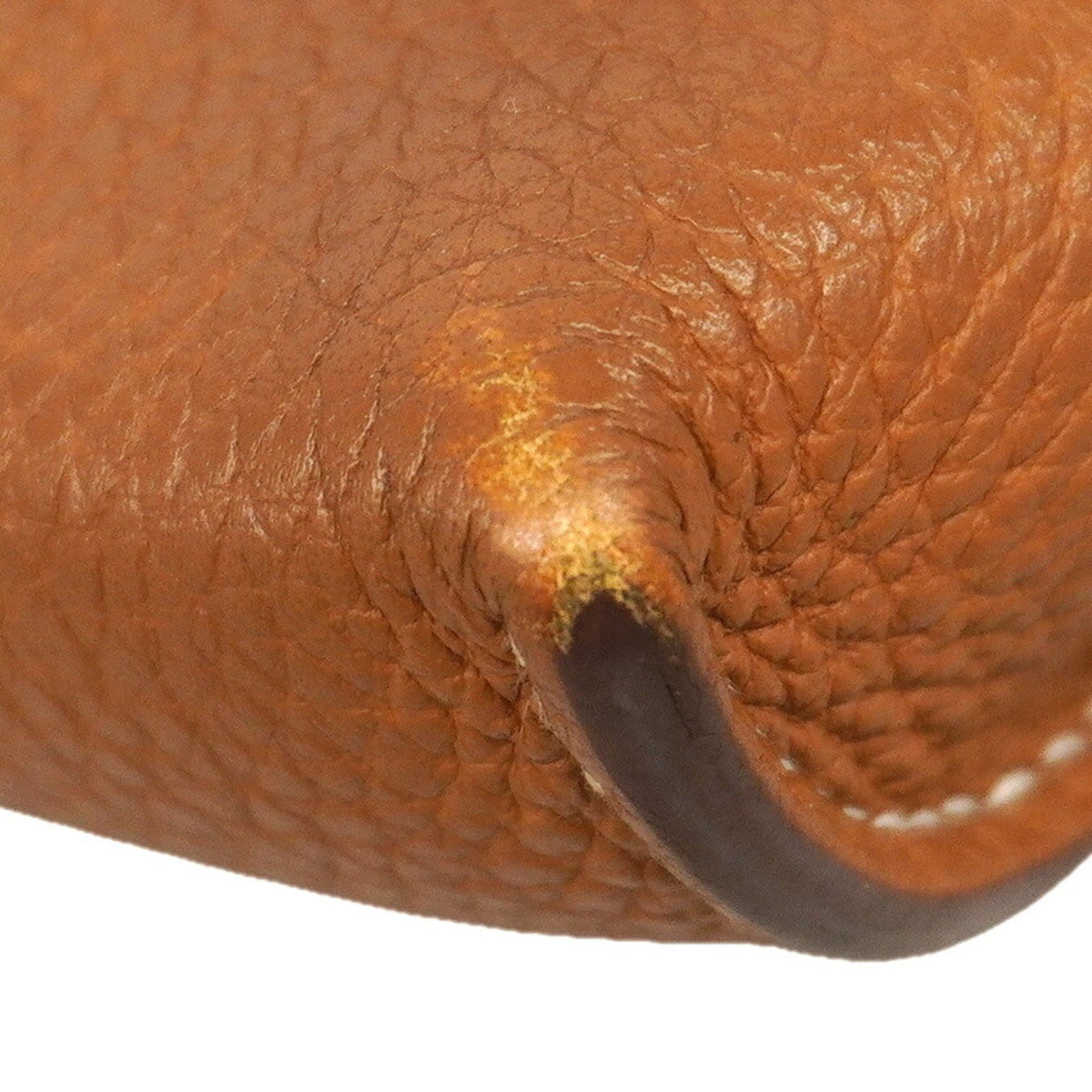 Hermes Gold Togo Leather Shoulder Bag (Pre-Owned)