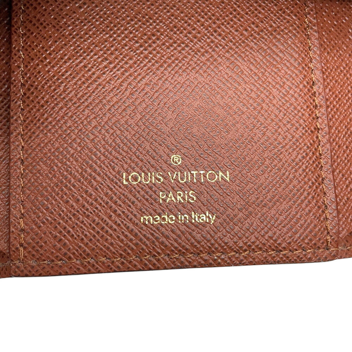 Louis Vuitton Monogram Brown Monogram Wallet (Tri-Fold) (Pre-Owned)