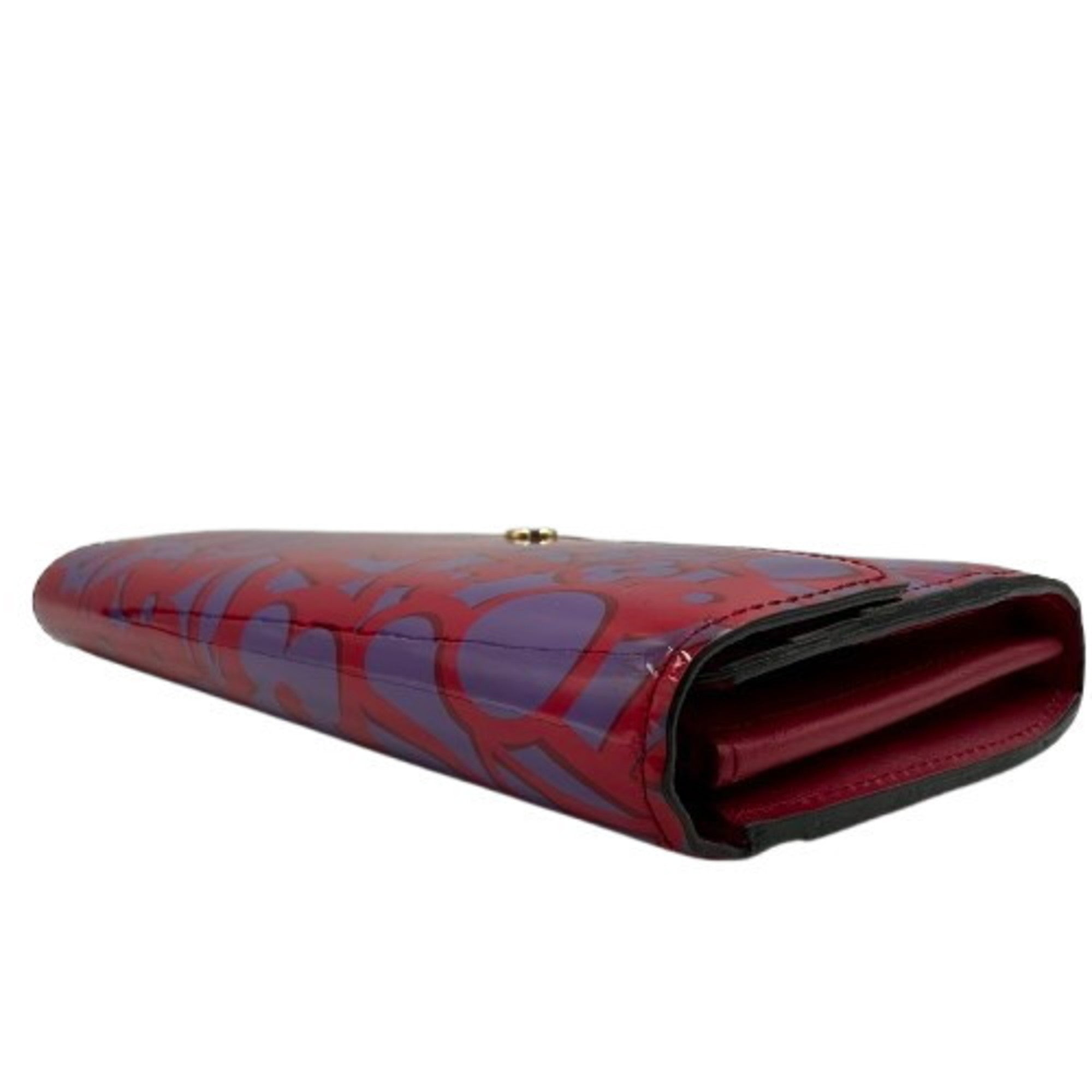 Louis Vuitton Vernis Pink Patent Leather Long Wallet (Bi-Fold) (Pre-Owned)