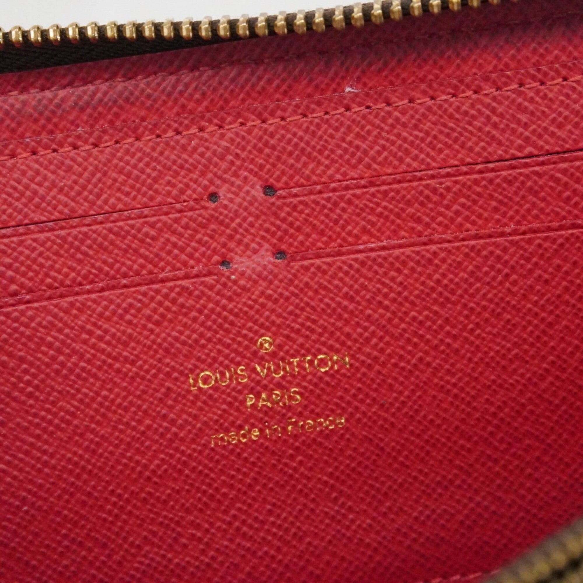 Louis Vuitton Cerise Ebene Long Wallet (Bi-Fold) (Pre-Owned)