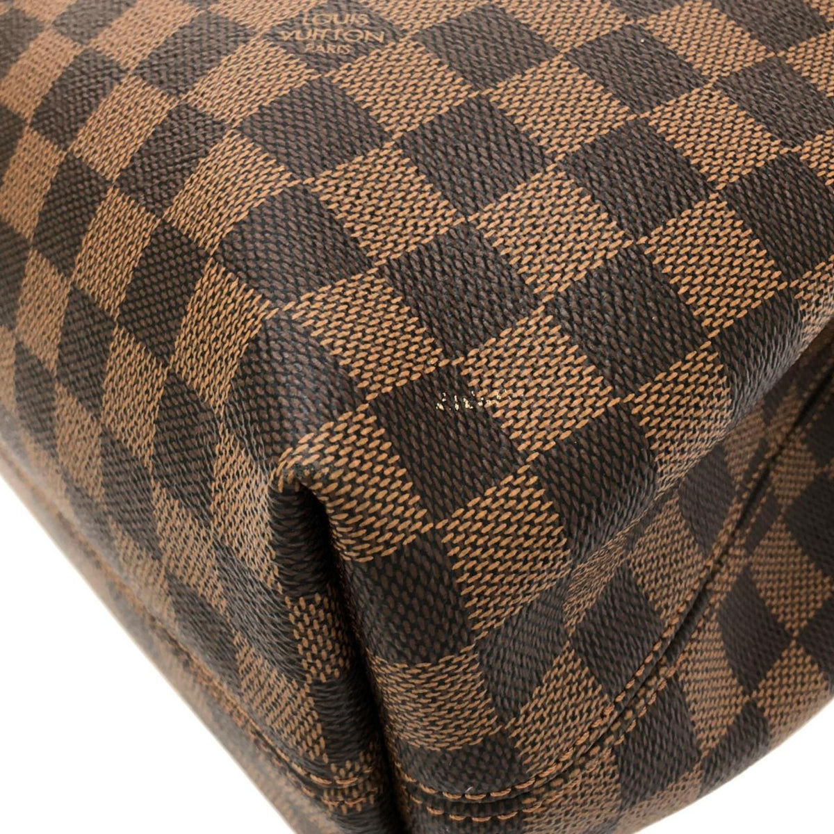 Louis Vuitton Brown Coated Canvas Shoulder Bag (Pre-Owned)