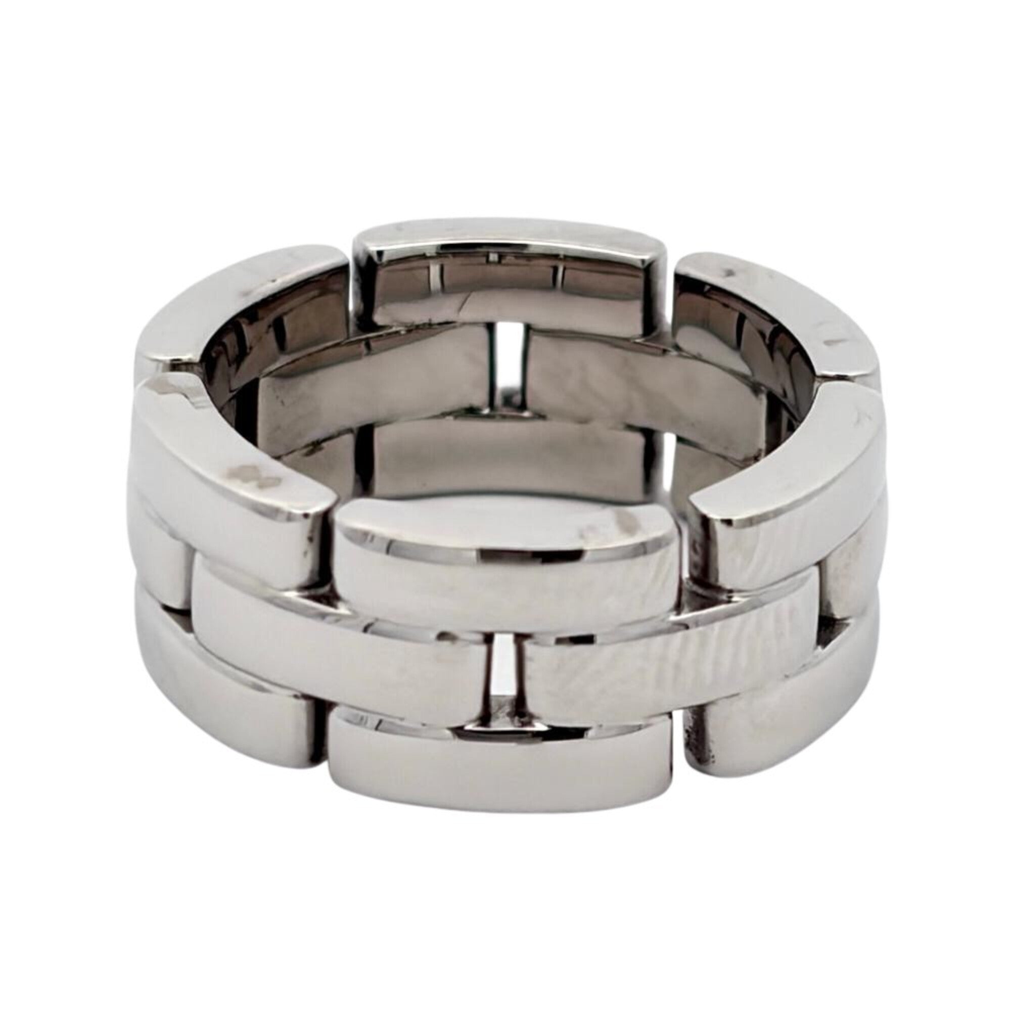 Cartier White Gold White Gold (18K) Band Ring (Pre-Owned)