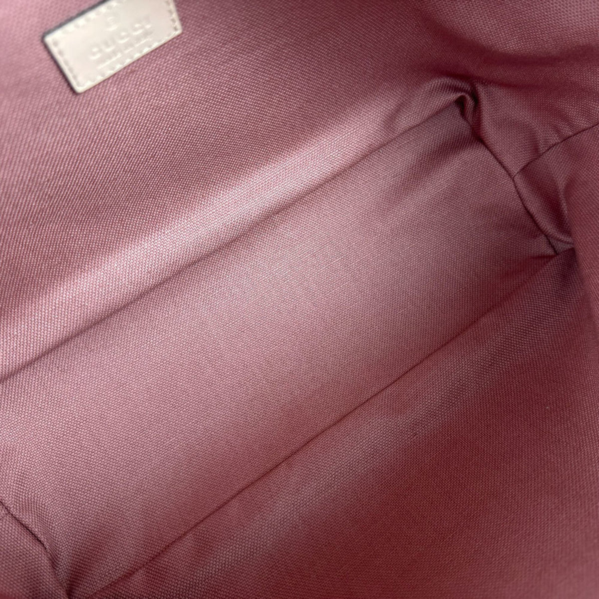 Gucci Pink Gg Canvas Leather Handbag Shoulder Bag (Pre-Owned)