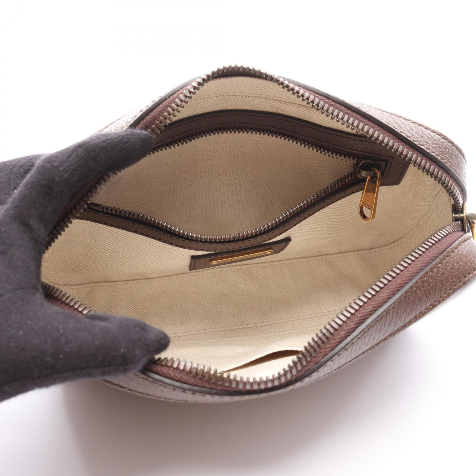 Gucci Brown Multi-Color Leather Fanny Pack (Pre-Owned)