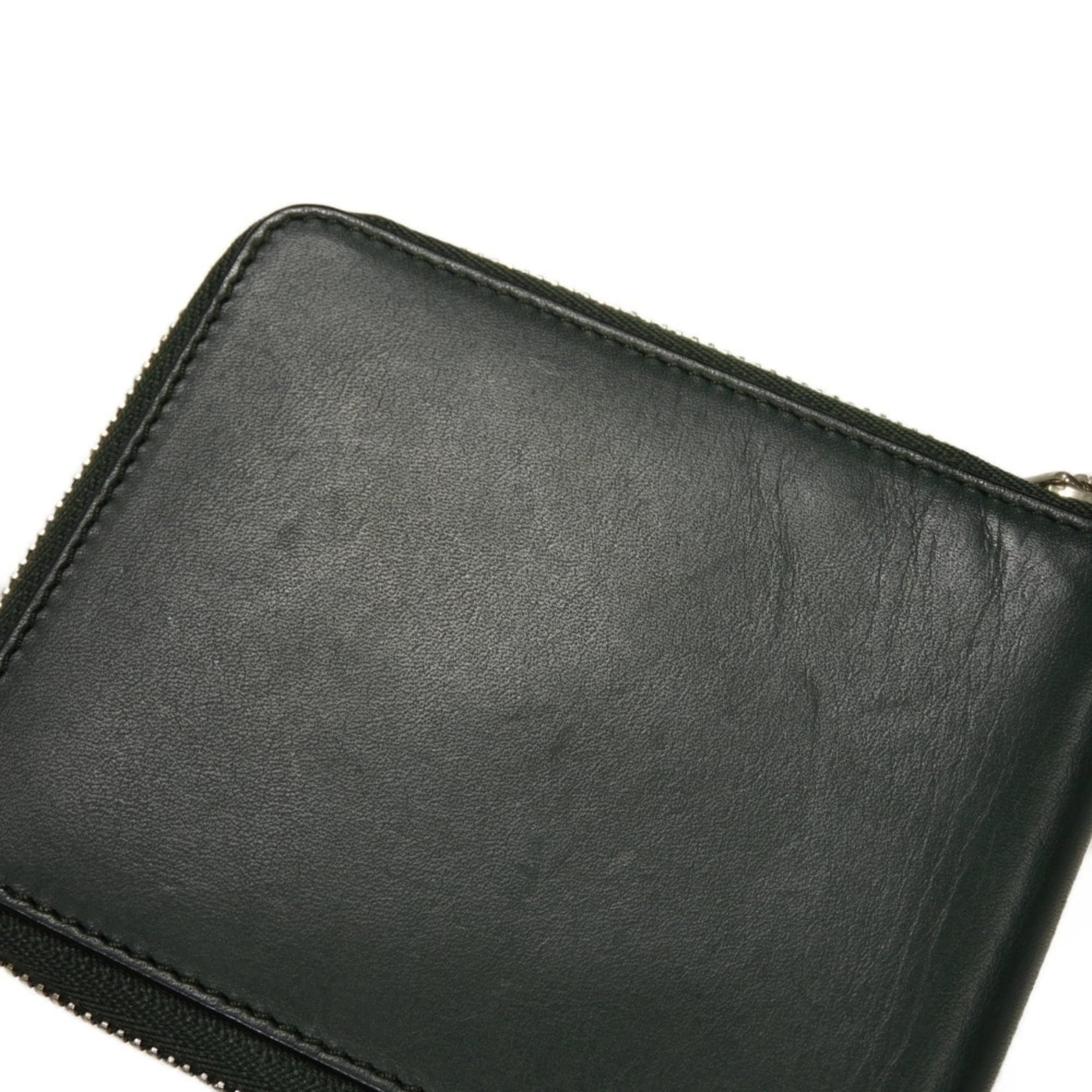 Loewe Green Leather Wallet (Bi-Fold) (Pre-Owned)