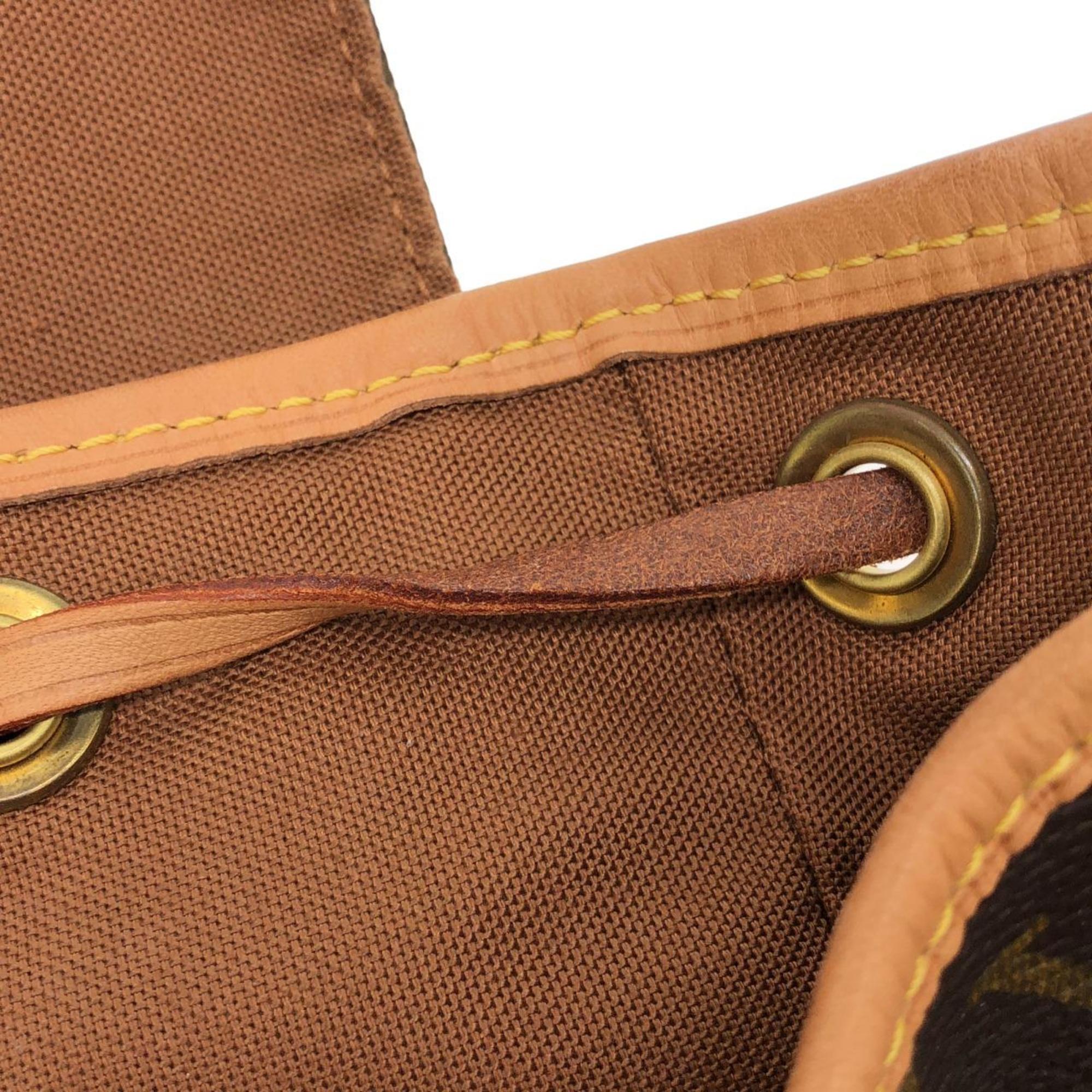 Louis Vuitton Marron Coated Canvas Backpack (Pre-Owned)