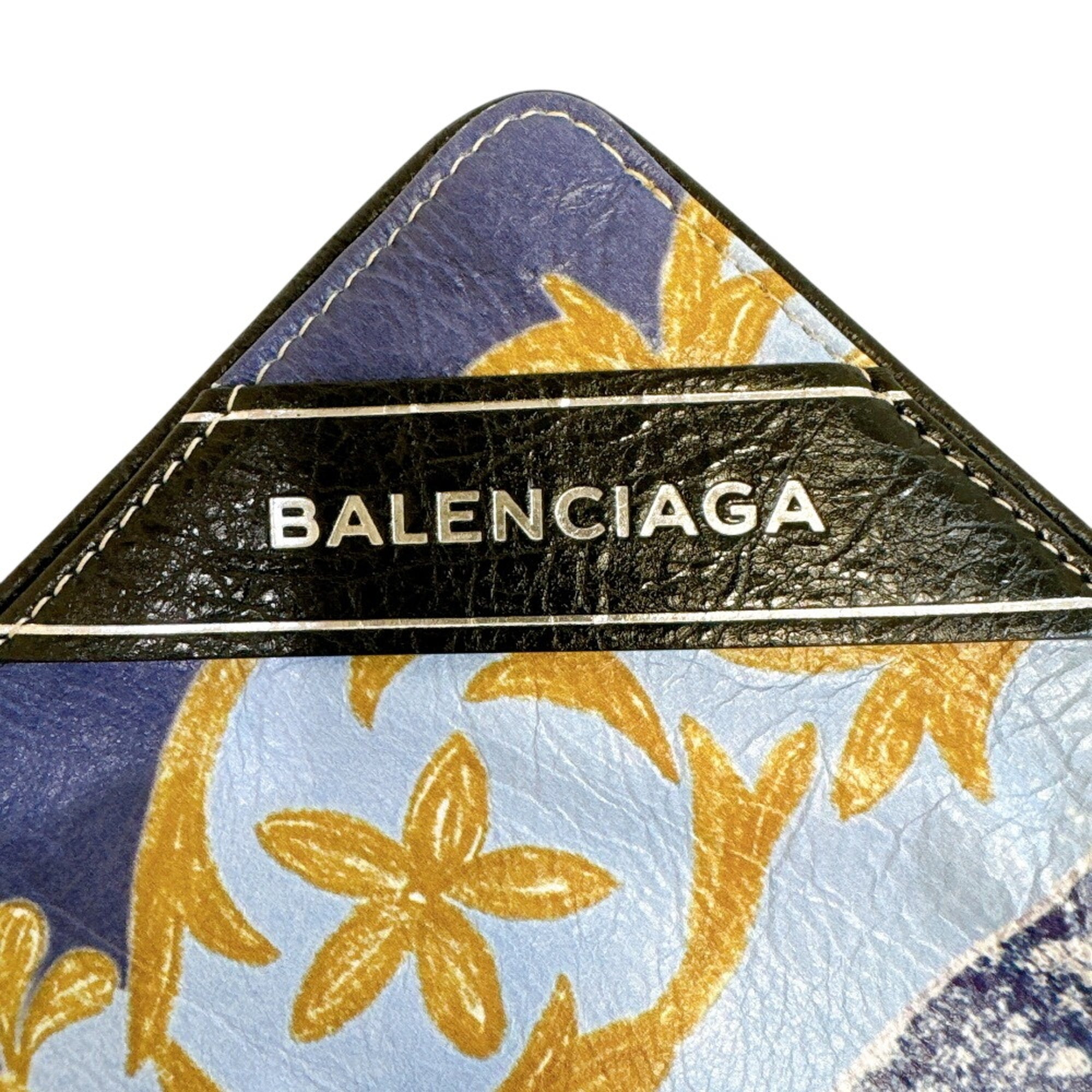 Balenciaga Blue Leather Clutch Bag (Pre-Owned)