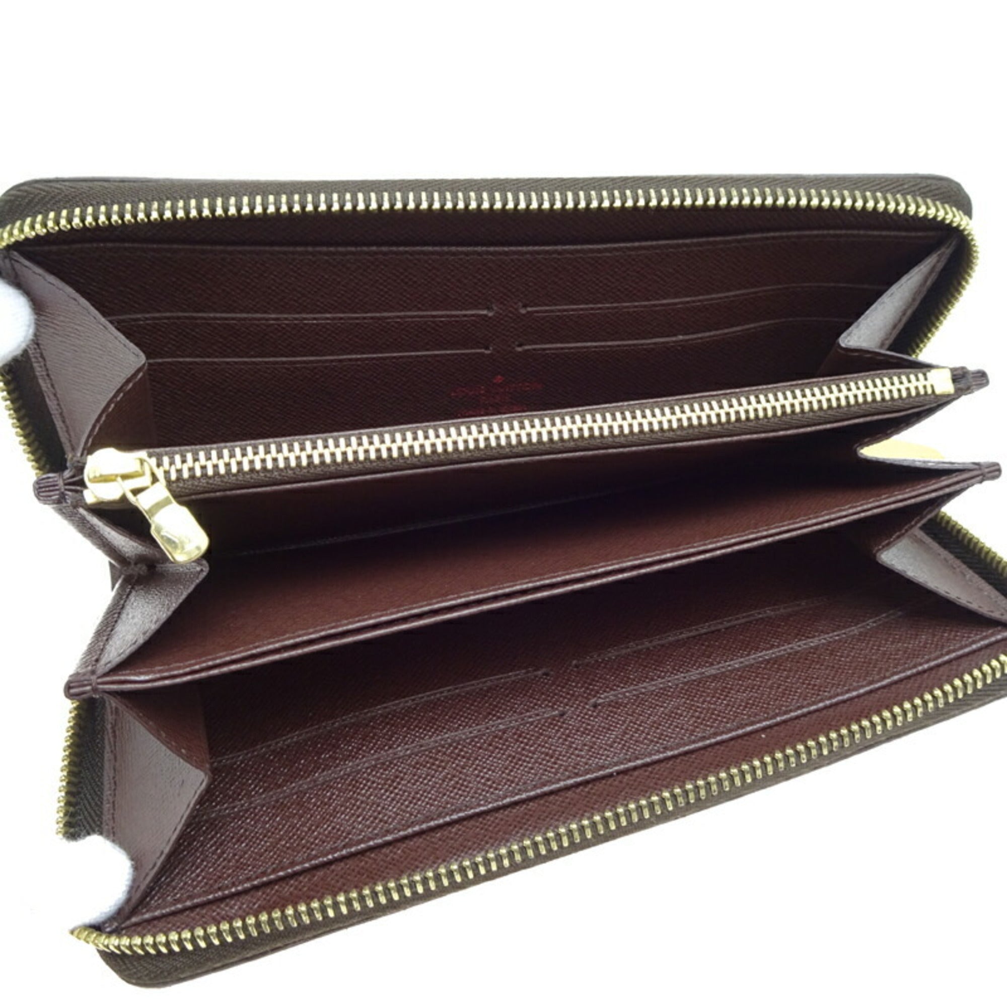 Louis Vuitton Brown Damier Canvas Ebene Damier Canvas Long Wallet (Bi-Fold) (Pre-Owned)