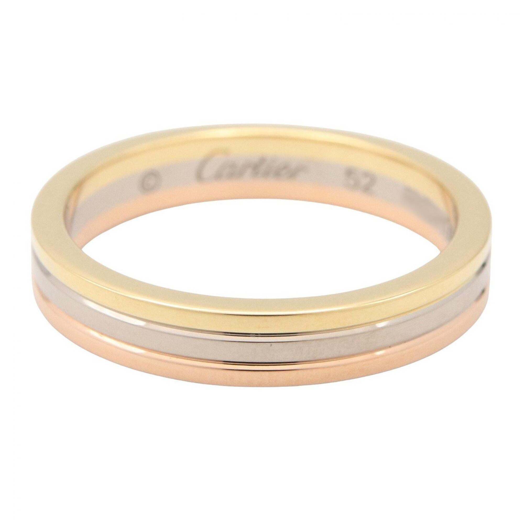 Cartier Gold Silver Yellow Gold (18K) Pink Gold (18K) White Gold (18K) Band Ring (Pre-Owned)