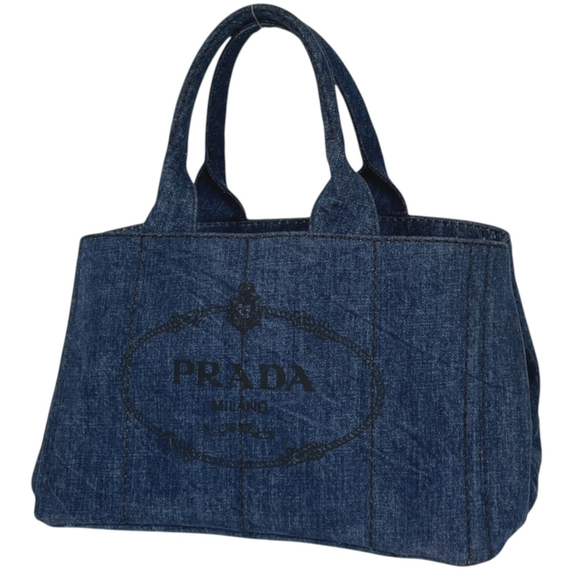 Prada Blue Denim Tote Bag (Pre-Owned)