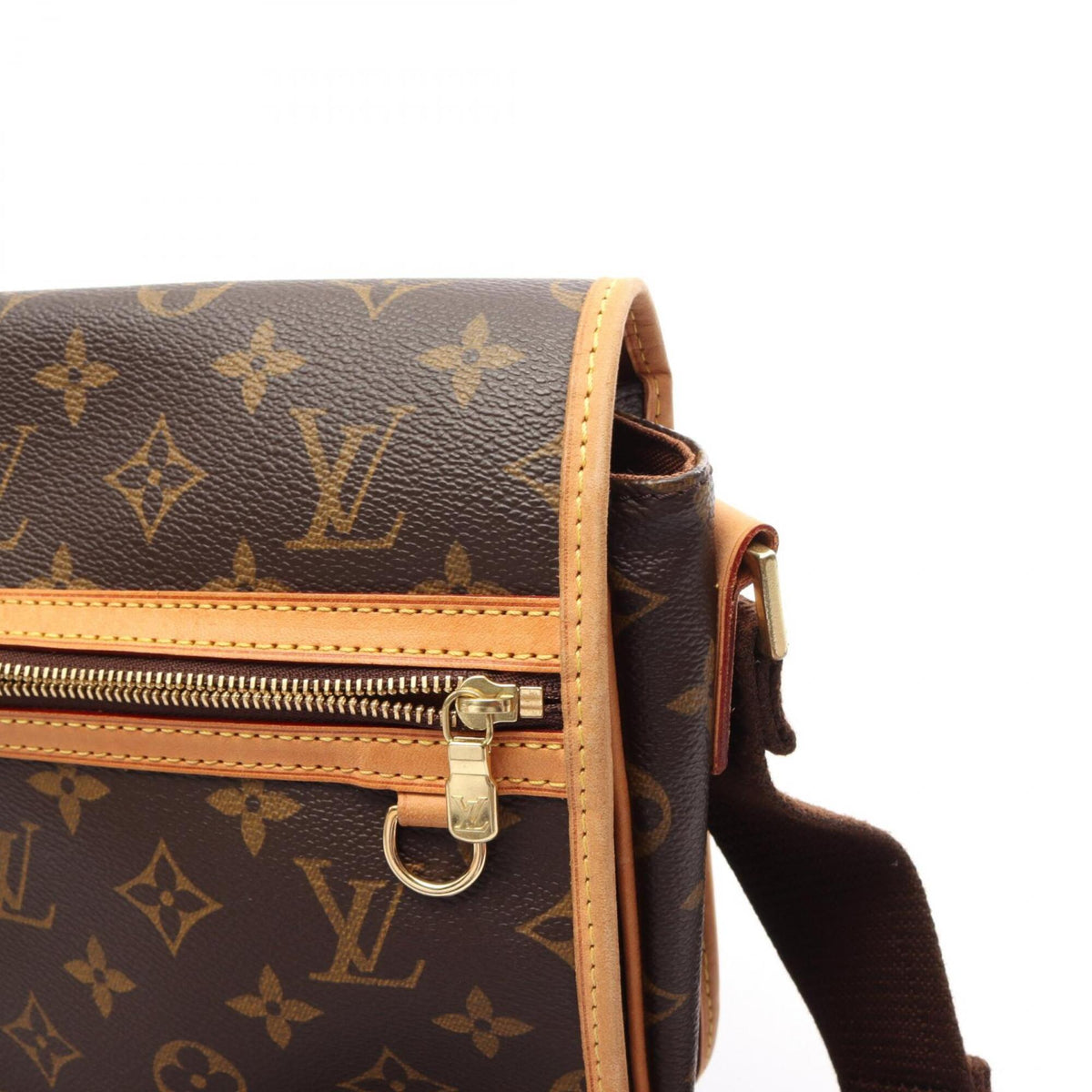 Louis Vuitton Brown Monogram Monogram Leather Handbag Shoulder Bag (Pre-Owned)
